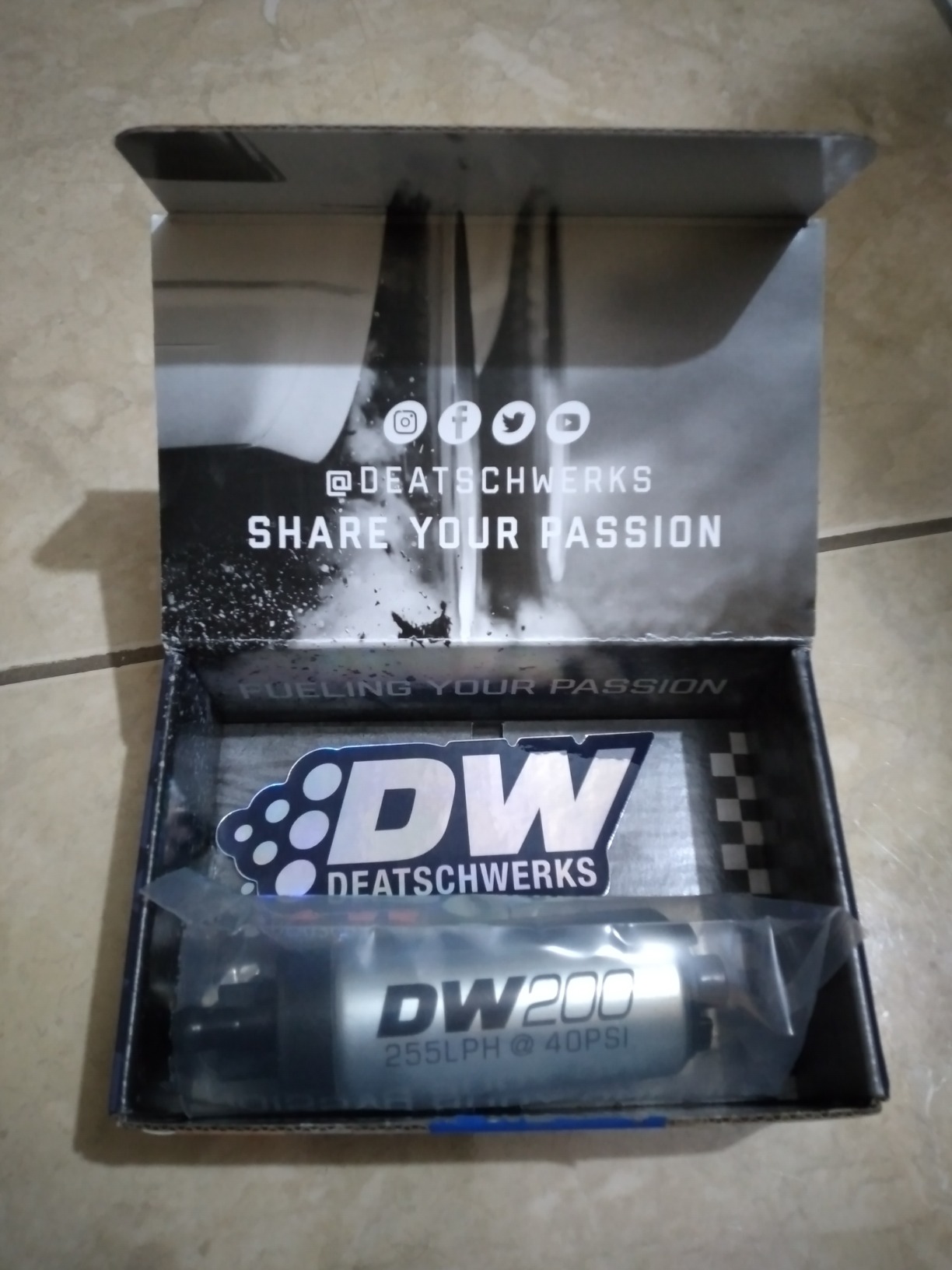 DeatschWerks (9-201-1000) 255 LPH In-Tank Fuel Pump with Installation Kit customer photo 1