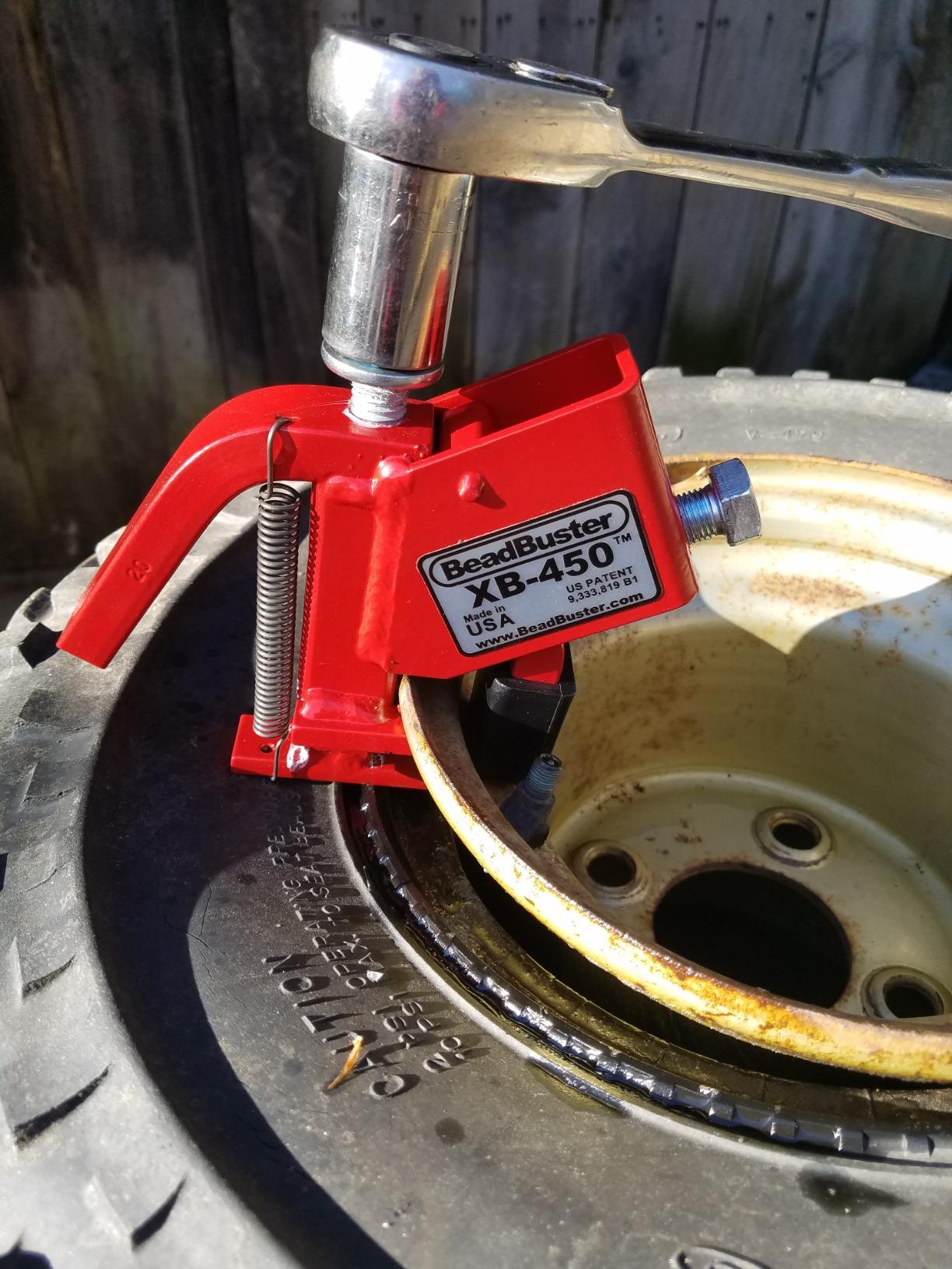 BeadBuster XB-450i Bead Breaker MADE-IN-USA for ATV/Motorcycle / 4x4 / Truck/Auto/Lawn Mower customer photo 2