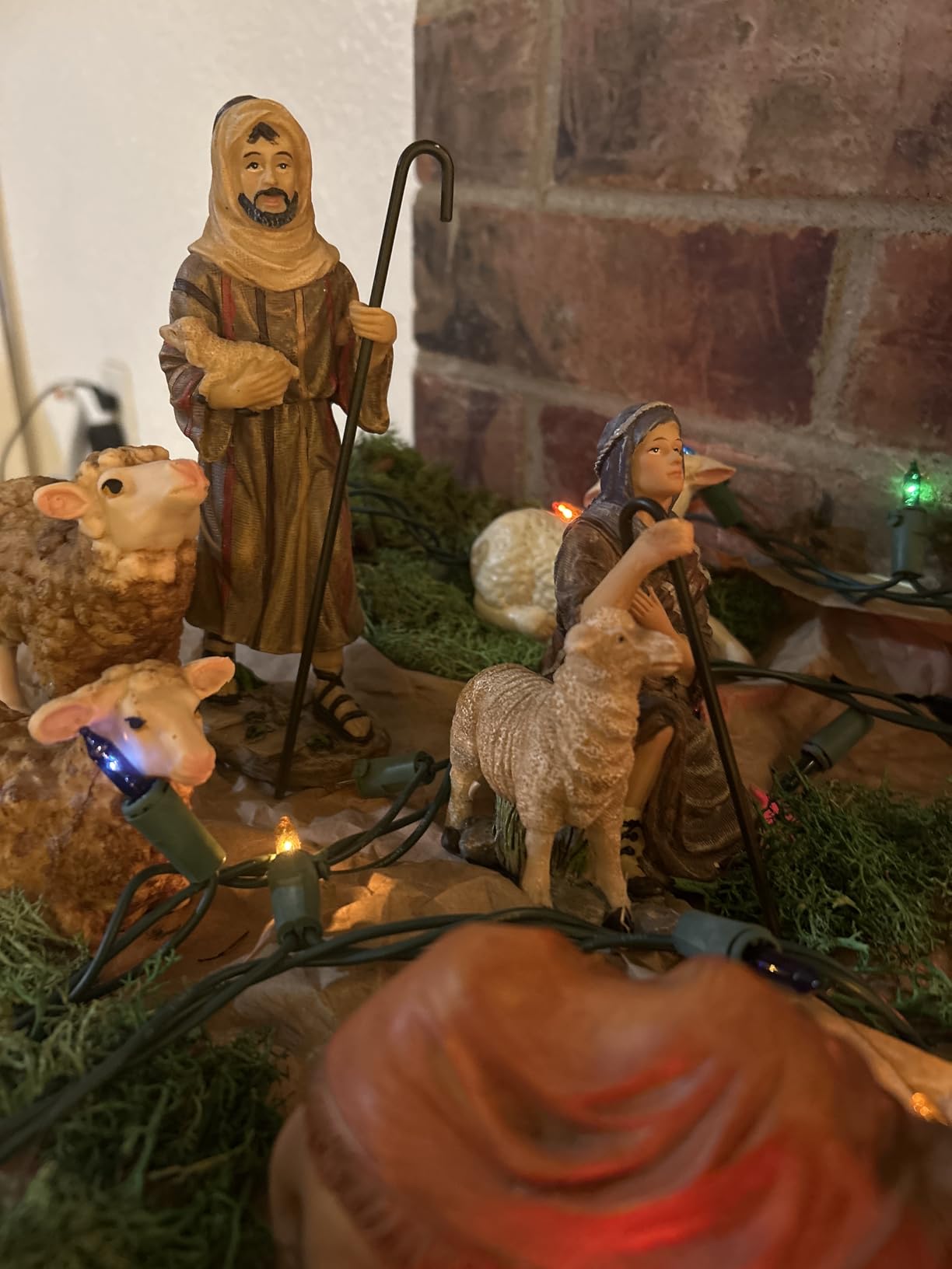 Three Kings Gifts 11-Piece Real Gold Christmas Nativity Scene Set, 10-Inch Scale customer photo 2