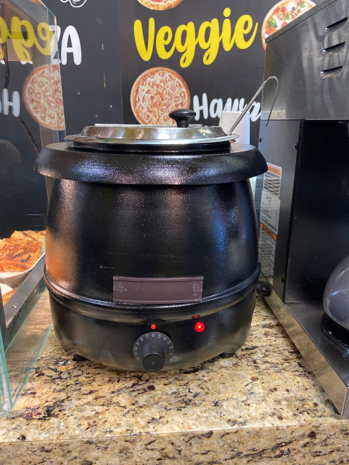 Winco Electric Soup Warmer, 10.5-Quart, Black customer photo 2