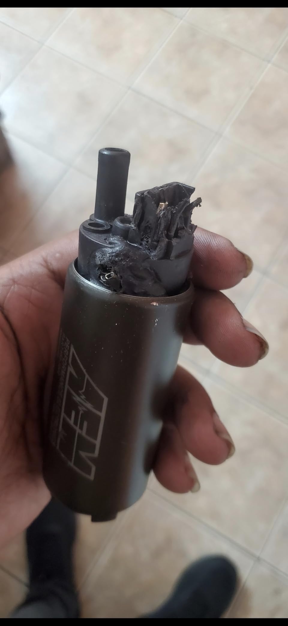 AEM 50-1000 High Flow In-Tank Fuel Pump, Black, 4.055 x 1.535 x 1.535 inches customer photo 1