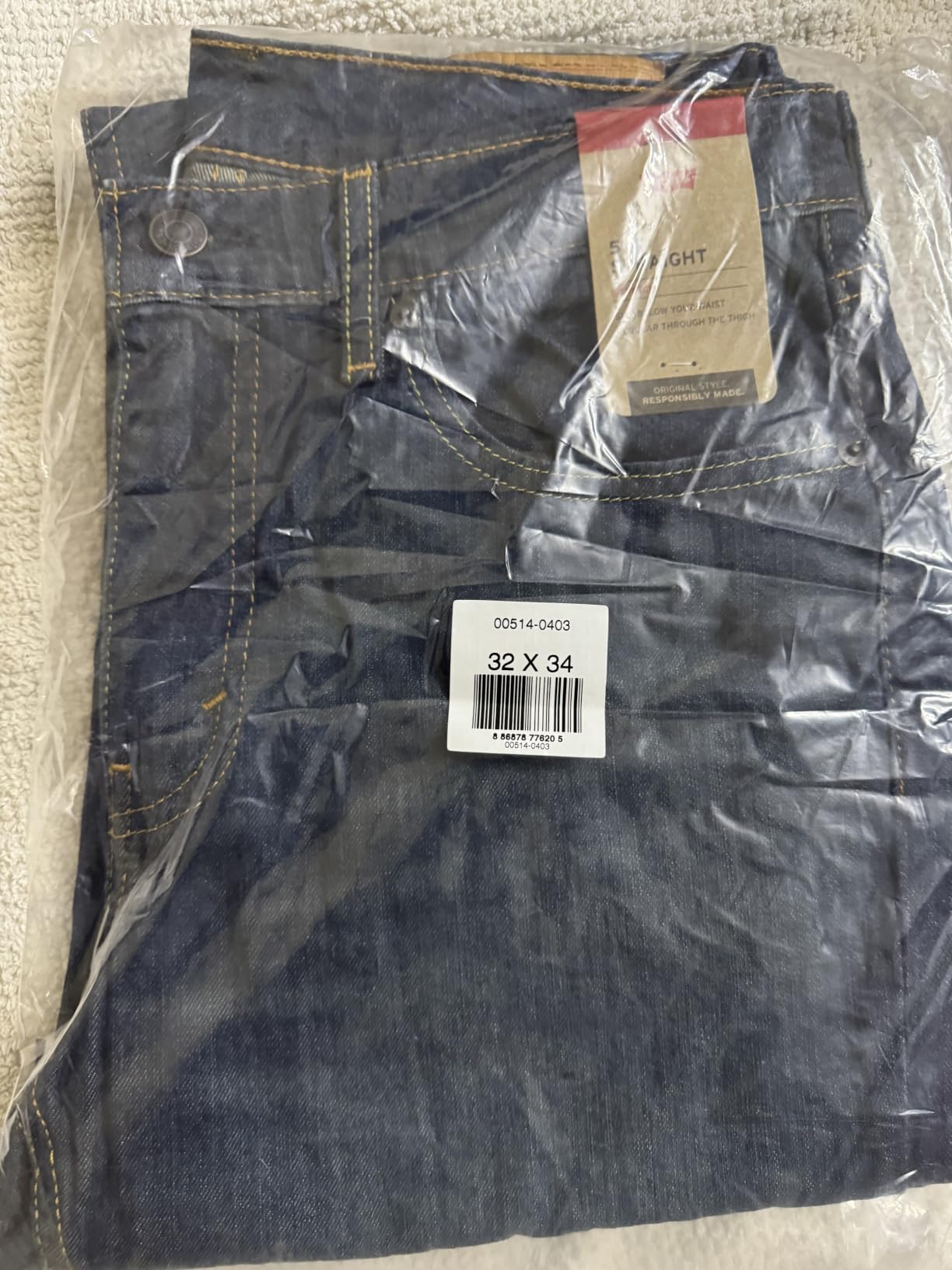 Levi's Men's 514 Straight Fit Jeans customer photo 2