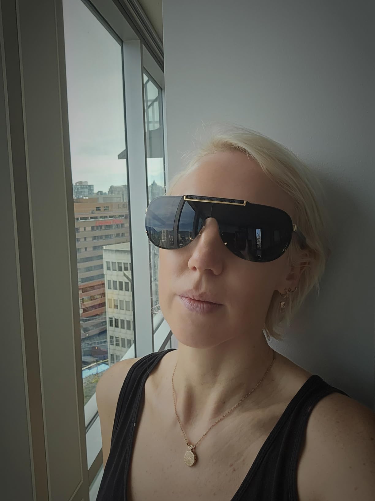 VERSACE VE2140 Pilot Shape Acetate Sunglasses 140mm customer photo 1