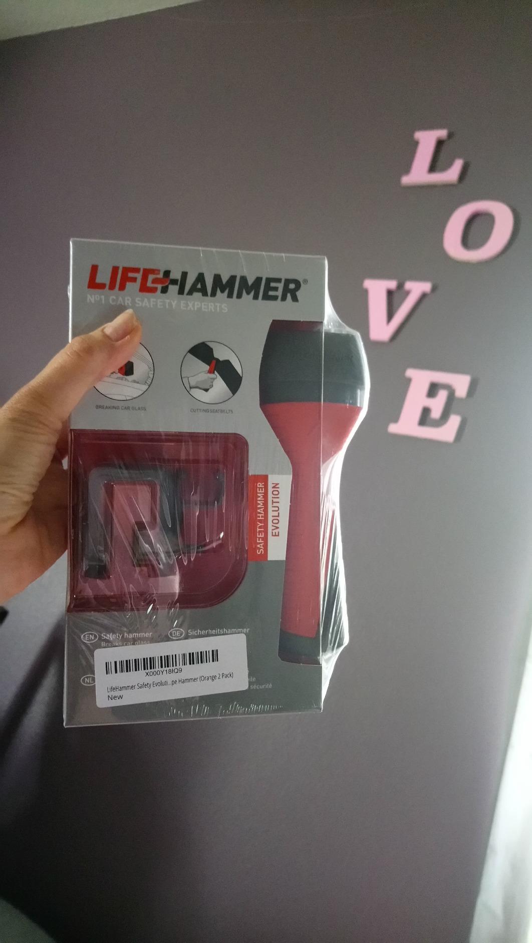 Lifehammer Safety Hammer Evolution - Automatic Emergency Escape and Rescue Hammer With Seatbelt Cutter customer photo 2