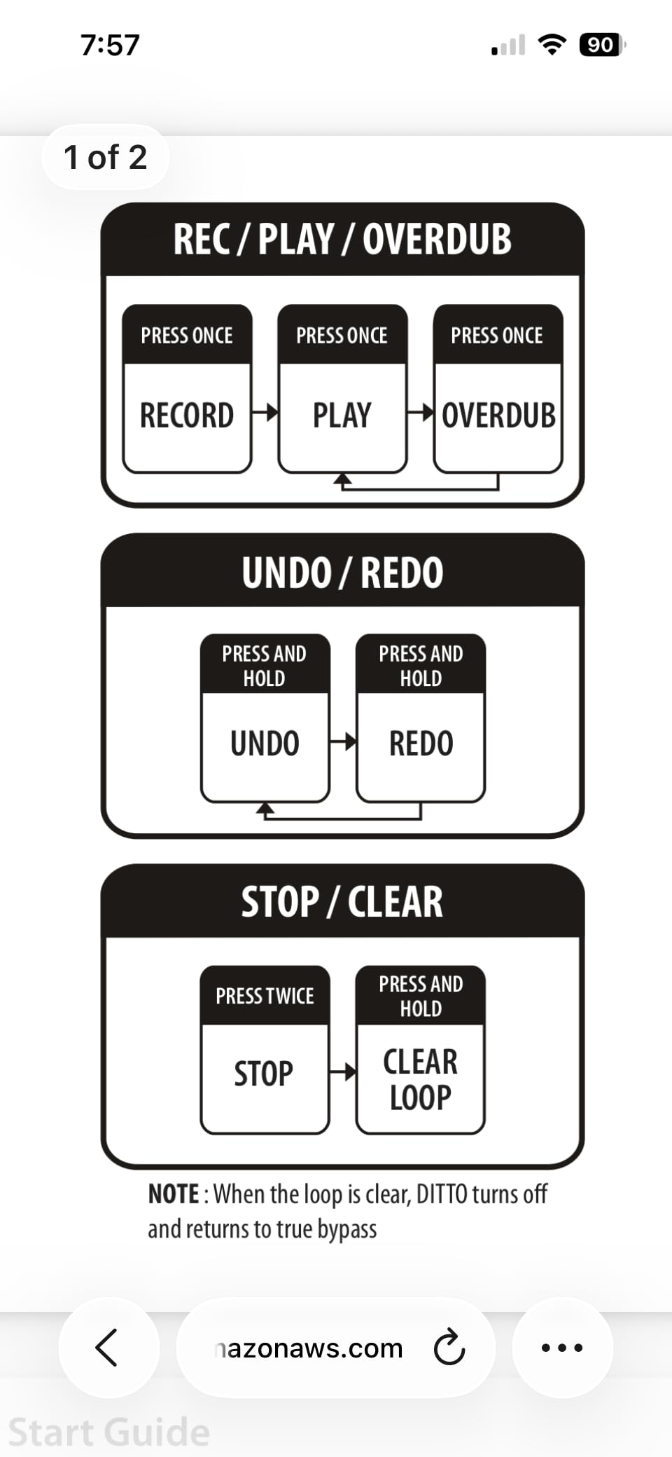 TC Electronic DITTO LOOPER Highly Intuitive Looper Pedal with 5 Minutes of Looping Time, Analog-Dry-Through and True Bypass customer photo 2