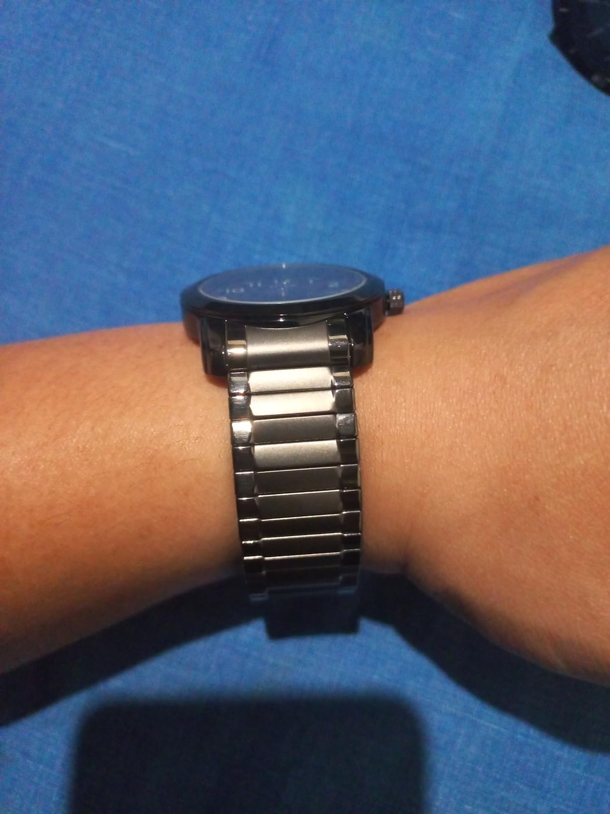 Timex Men's Highland Street Stainless Steel Expansion Band Watch customer photo 2