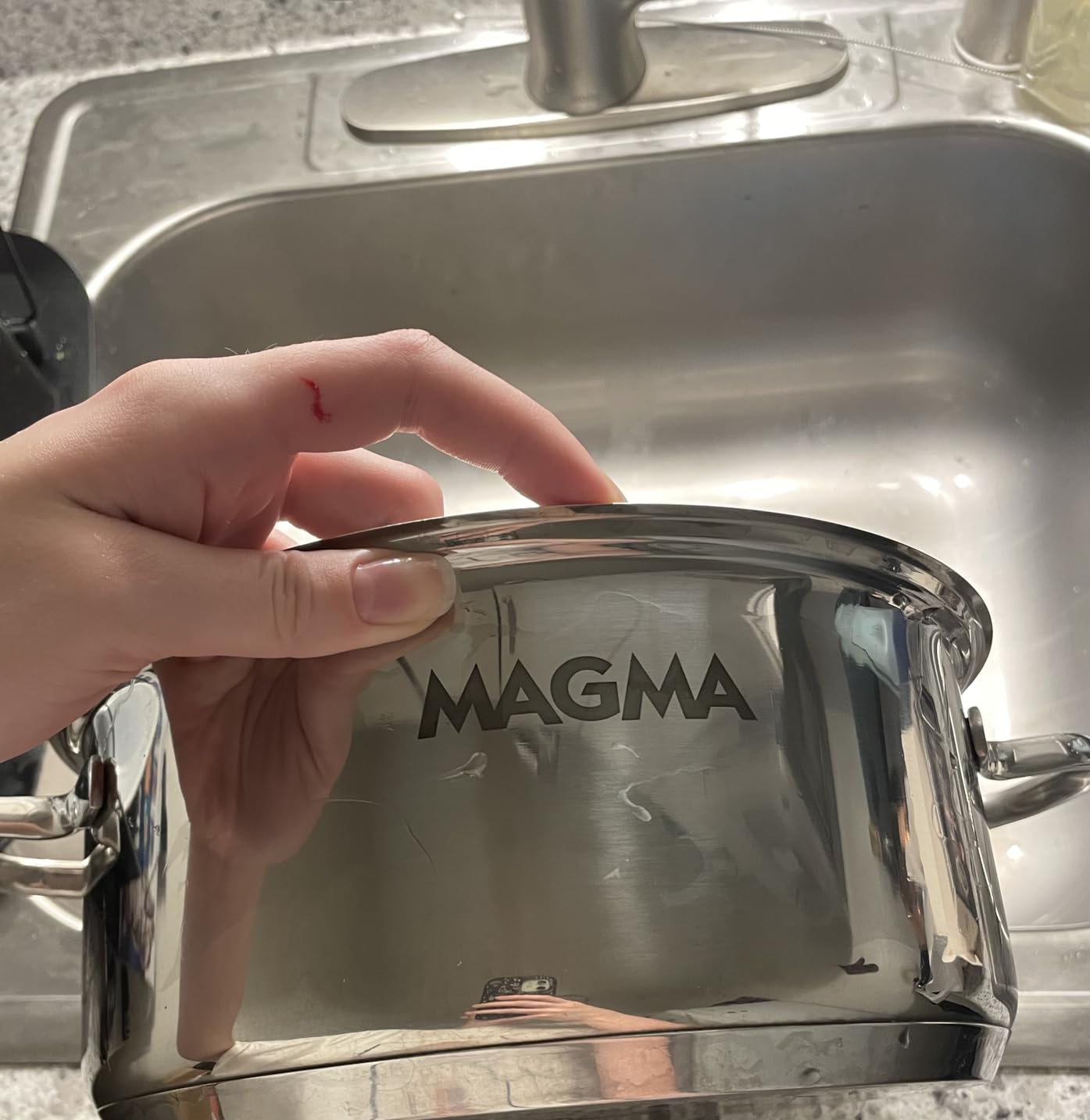 Magma A10-360L-IND 10 Piece Stainless Steel Nesting Cookware Set customer photo 2