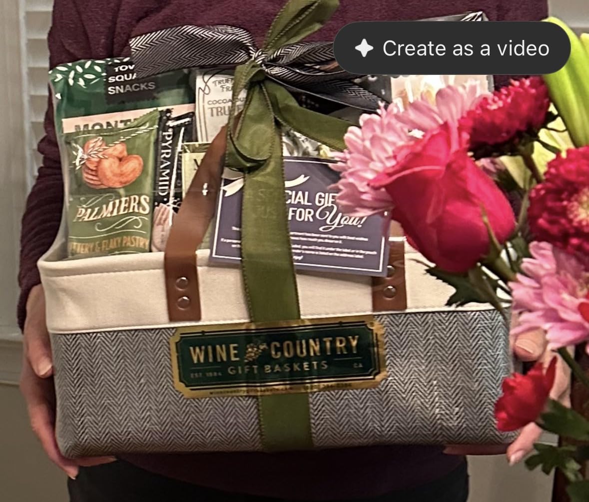 Wine Country Gift Baskets The Connoisseur Gourmet Gift Basket Food Gift Basket for Families College Students Appreciation Thank You Congratulations Get Well Soon Care Package customer photo 1