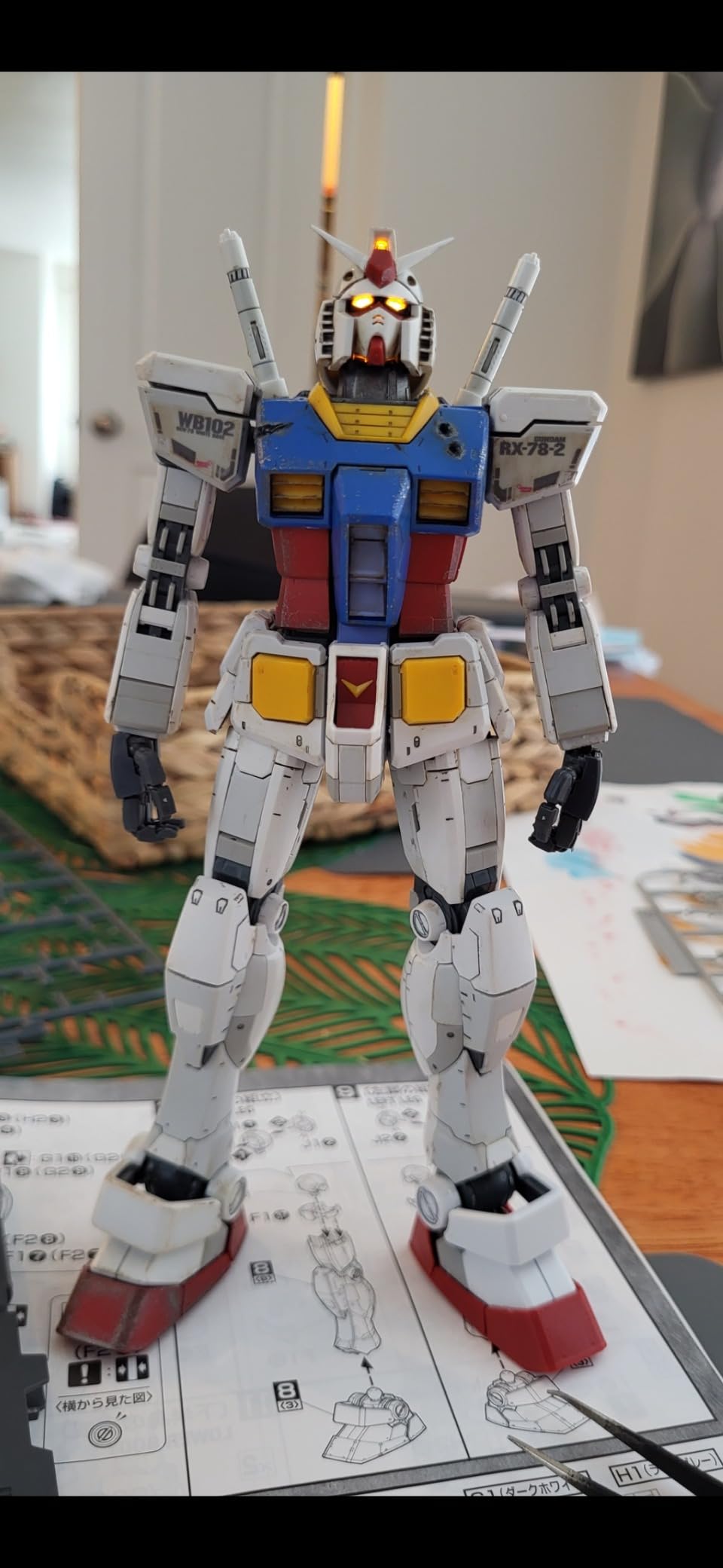 Bandai Hobby - Mobile Suit Gundam - RX-78-2 Version 3.0, Bandai Spirits 1/100 Model Kit customer photo 2