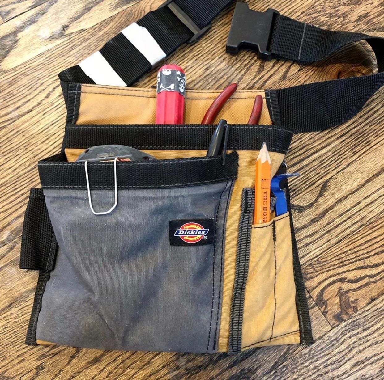 Dickies 5-Pocket Single Side Tool Belt Pouch/Work Apron, Durable Canvas Construction, Adjustable Belt for Custom Fit customer photo 1