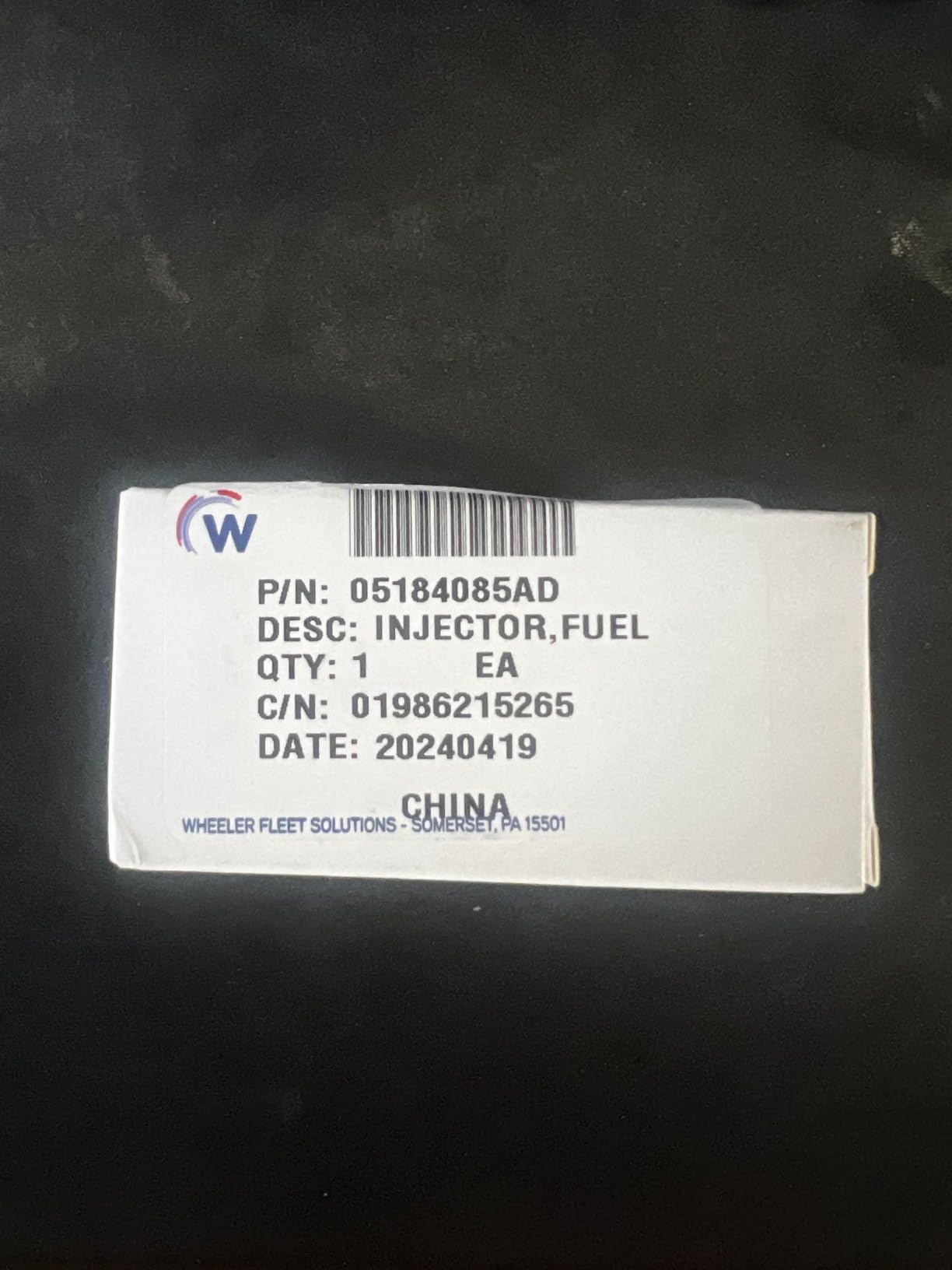 BOSCH 62410 Original Equipment Port Fuel Injector - Single customer photo 2