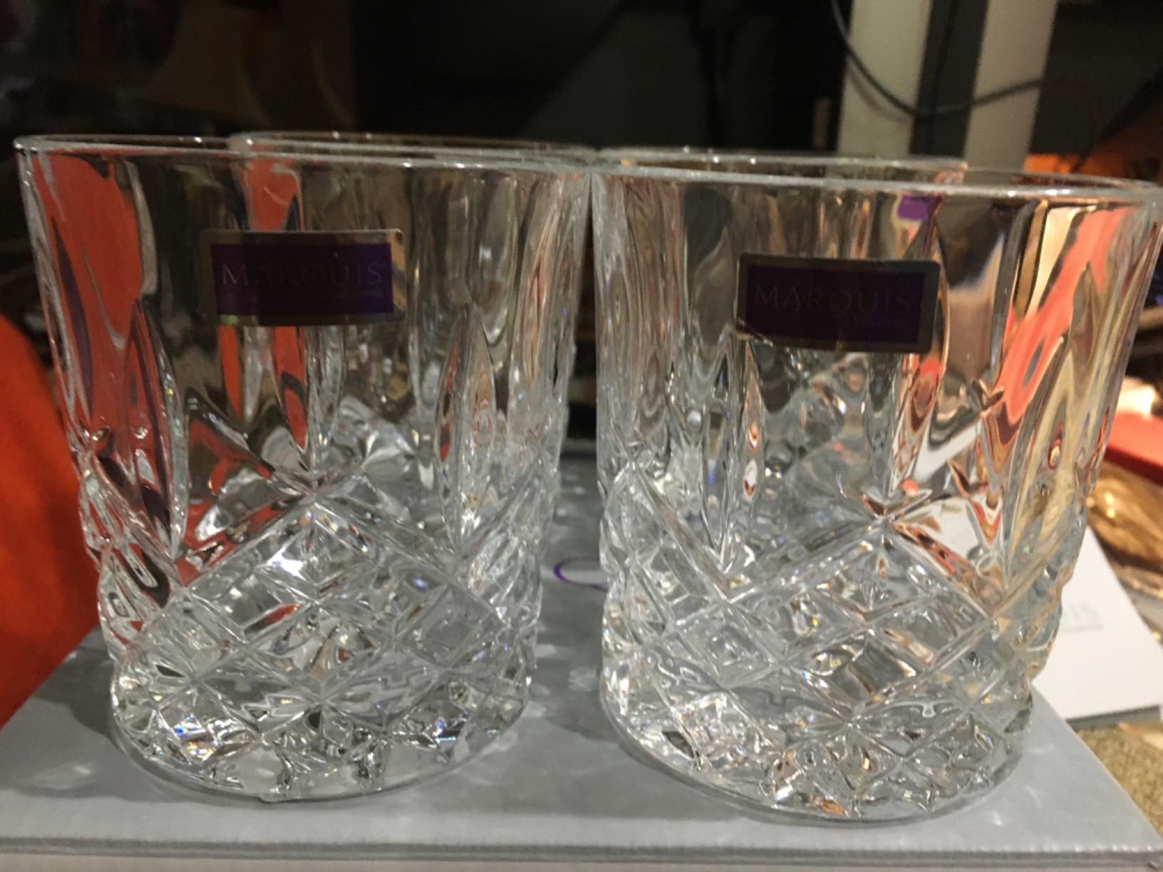 Marquis by Waterford Markham Double Old Fashion Set of 4, 11 oz, Clear customer photo 2