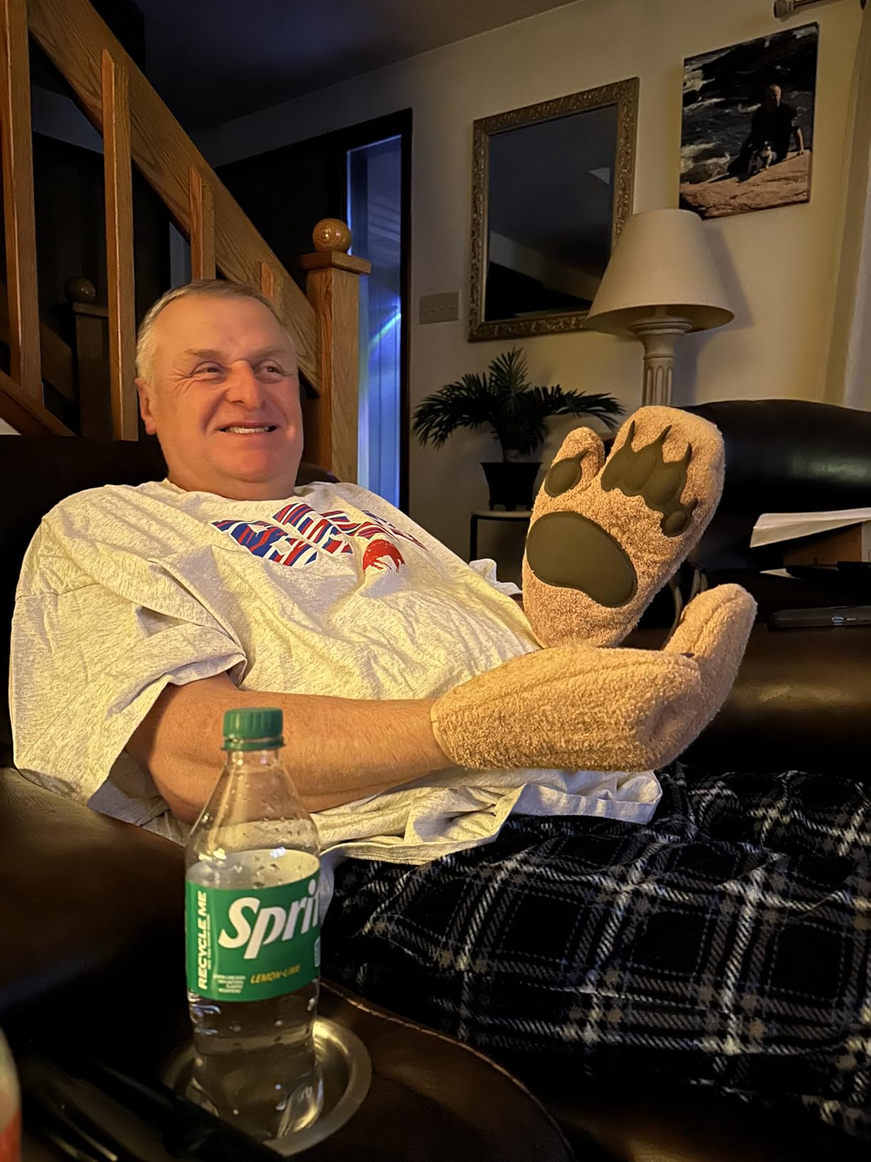 Genuine Fred Bear Hands Oven Mitts - Heat-Resistant Silicone and Cotton Gloves, Fun Gift for Bakers, Animal Lovers, White Elephant or Housewarming | Set of 2 customer photo 1