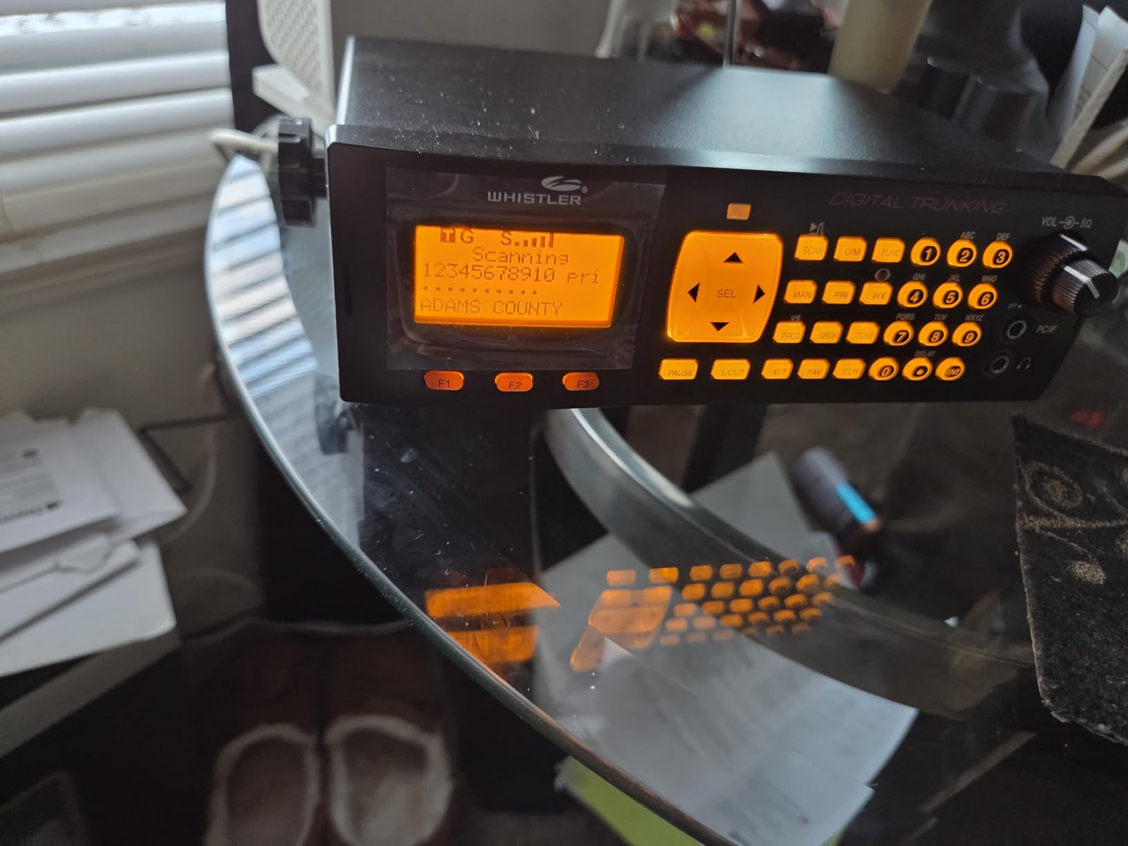 Whistler WS1065 Digital Trunking Desktop Scanner, 1800 Memory Channels, V-Scanner Technology customer photo 1