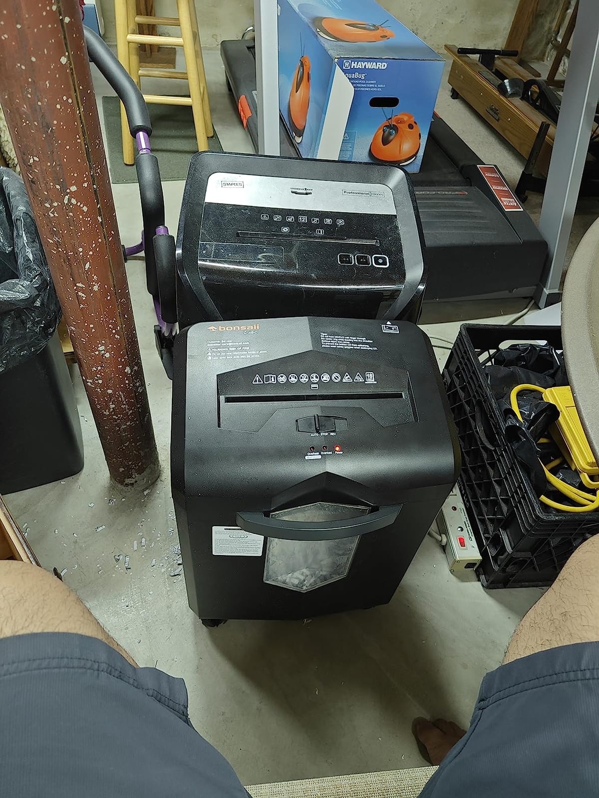 Bonsaii 18-Sheet Cross-Cut 60-Min Run Heavy Duty Paper Shredder | Anti-Jam, P-4 Security Level, 62dB Ultra-quiet, 6-Gal Bin with Casters, Shreds Credit Cards & Staples C149-C customer photo 2