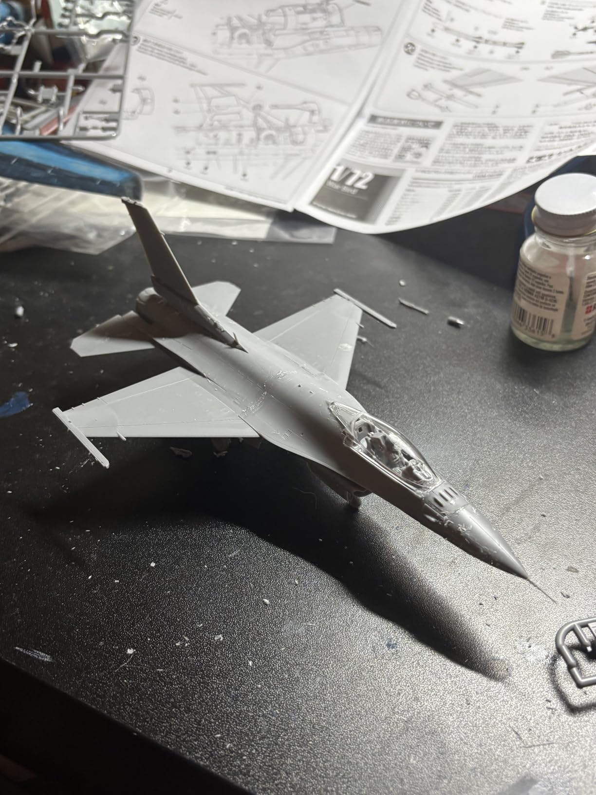 Tamiya 60786 1/72 F-16 Cj Fighting Falcon Plastic Model Airplane Kit customer photo 2