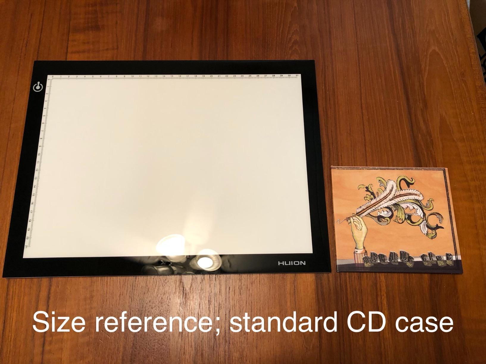 HUION L4S LED Light Box A4 Ultra-Thin USB Powered, Adjustable Brightness Light Pad for Tracing, Diamond Painting, Drawing, Sketching, Animation customer photo 1