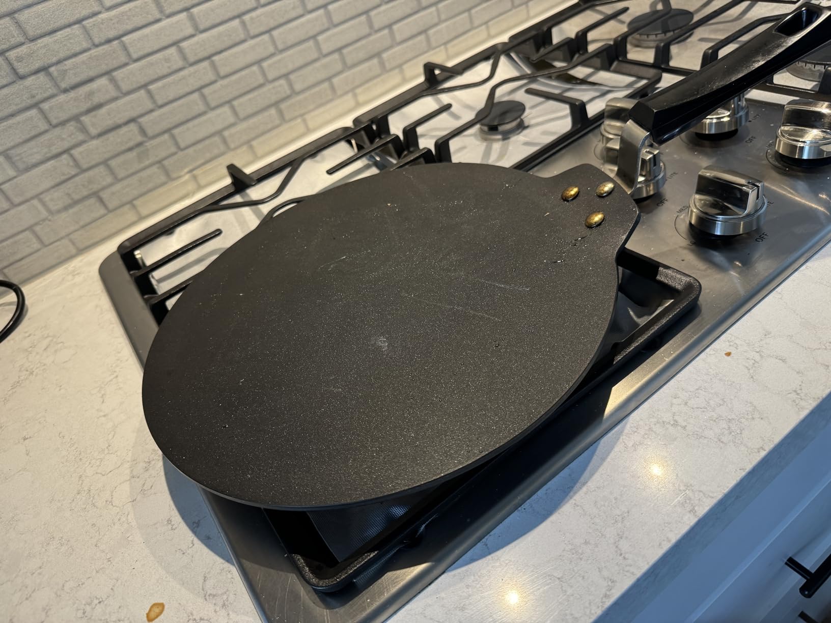 Hawkins Futura Non-stick Flat Dosa Tava Griddle, 11-inch, Black customer photo 1