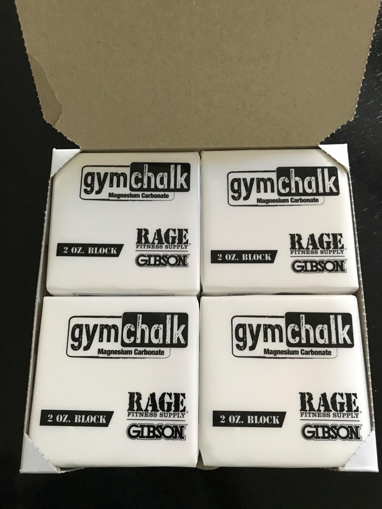 Rage Fitness Fitness Gym Chalk, Pure Magnesium Carbonate - 1 LB Block | For Barbells And Climbing Holds customer photo 1