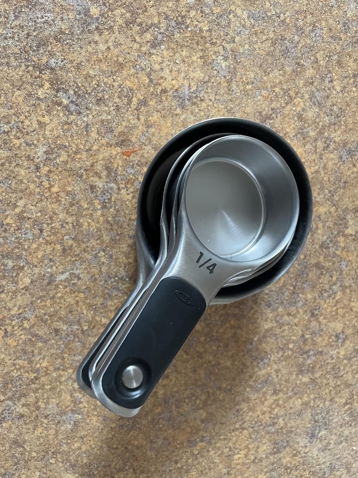 OXO Good Grips 4 Piece Stainless Steel Measuring Cups with Magnetic Snaps customer photo 1
