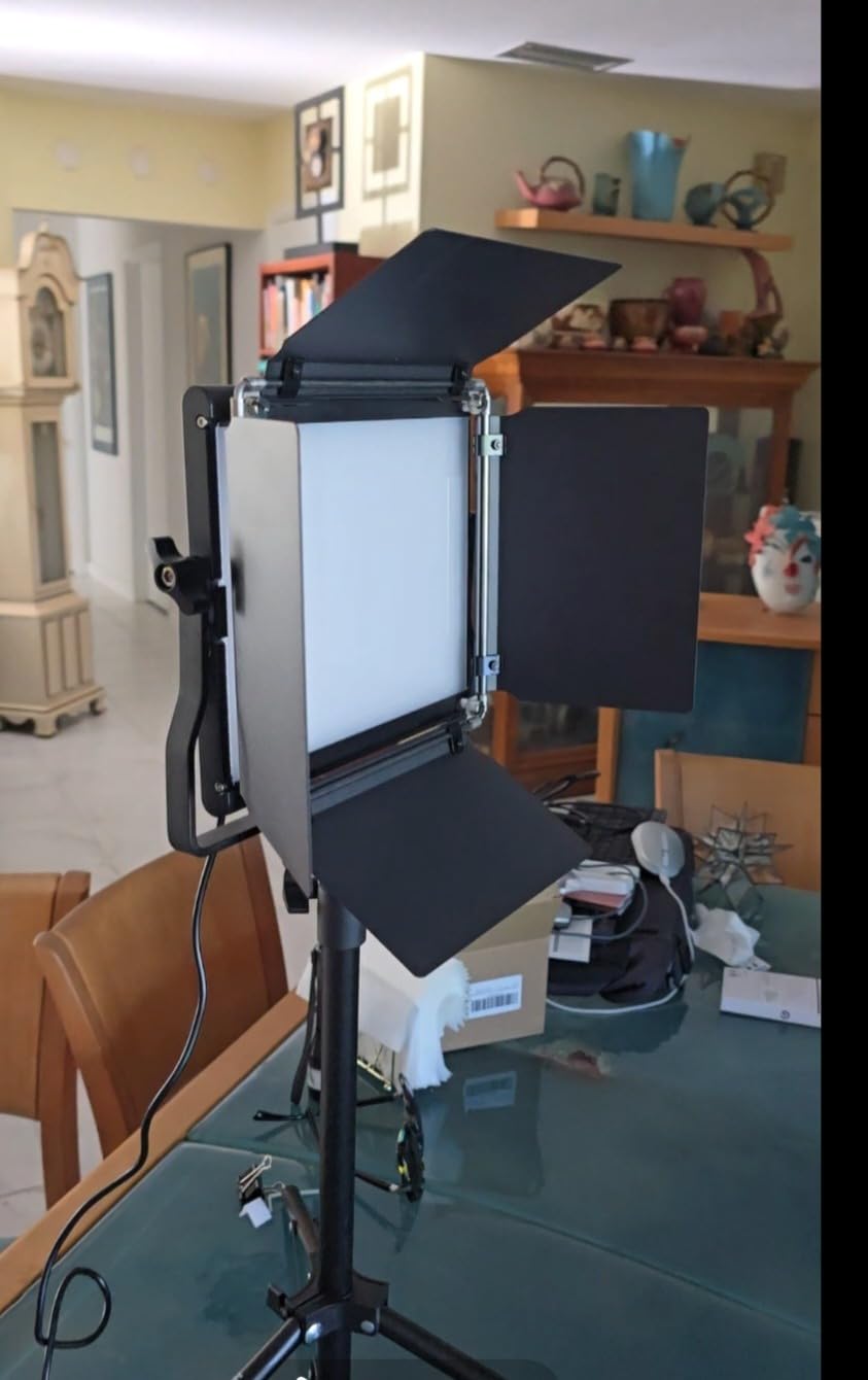 Mini Set of Two Aluminum Photography Back Light Stands with 32