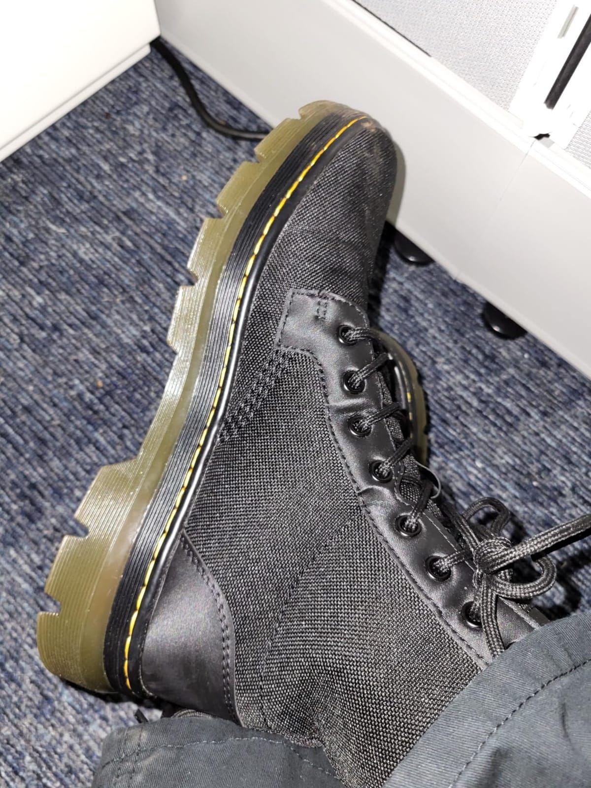 Dr. Martens Men's Combs Nylon Combat Boot customer photo 1