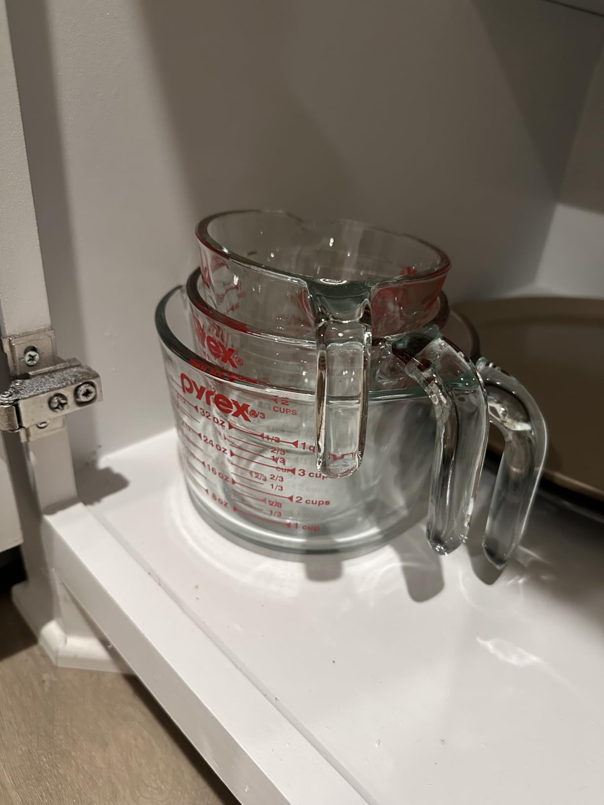Pyrex Essentials (3-Pack) Glass Measuring Cups Set (1, 2 & 4 Cup) | For prepping, baking and cooking, preheated oven, dishwasher, freezer, and microwave safe customer photo 1