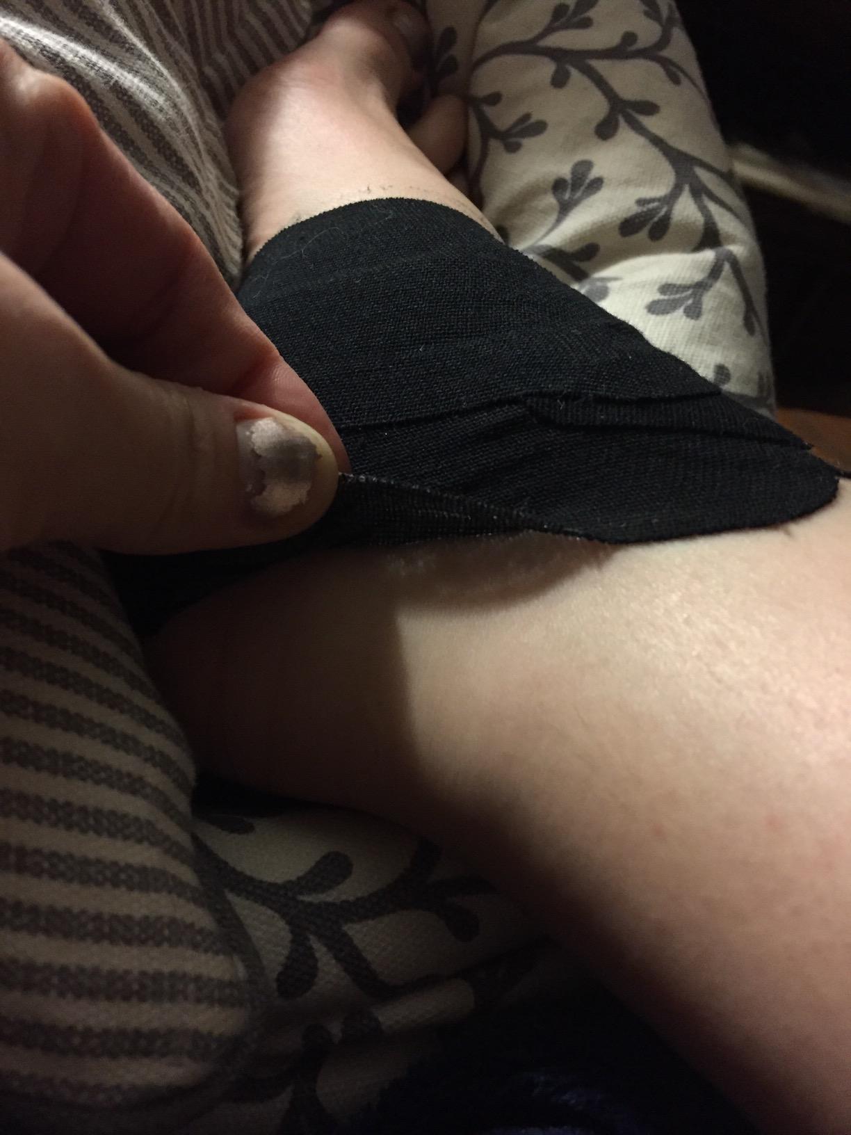 KT Tape, Original Cotton, Elastic Kinesiology Athletic Tape, 16' Uncut Roll customer photo 1