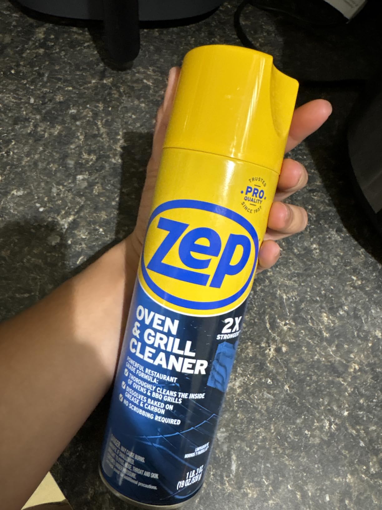 Zep Heavy-Duty Oven and Grill Cleaner - 19 oz (Case of 2) ZUOVGR19 - Dissolves Grease on Contact, on Burners, Grates and Drip Pans customer photo 2