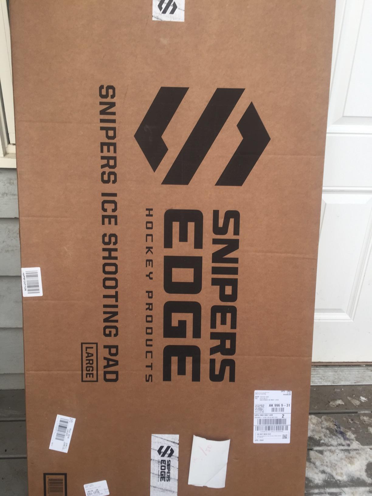 Snipers Edge Hockey - Hockey Shooting Pad - Simulates Real Ice, Heavy Duty, Weather Proof Coating, Portable and Convenient customer photo 2
