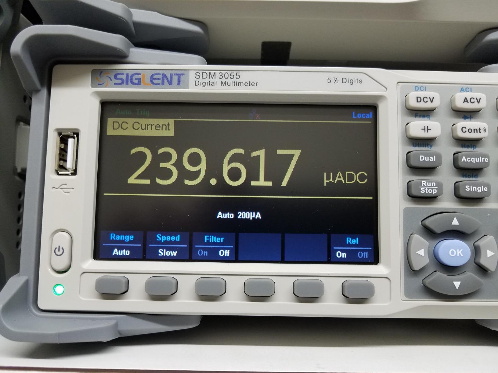Siglent Technologies SDM3055 5.5 Digit Digital Multimeter, White/Grey customer photo 2