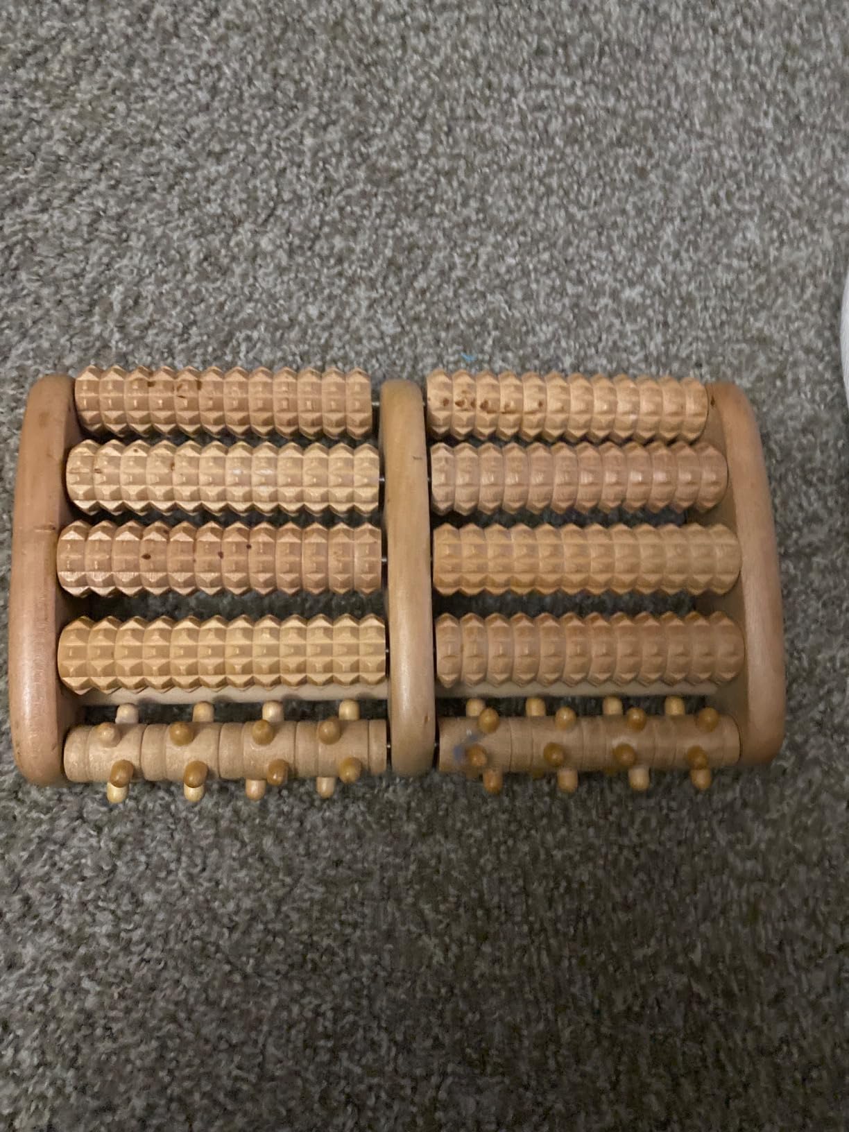 TheraFlow Foot Roller for Plantar Fasciitis Relief and Neuropathy Pain Relief for Feet - Wooden Foot Massager Roller Acupressure Tool with Reflexology Chart customer photo 2