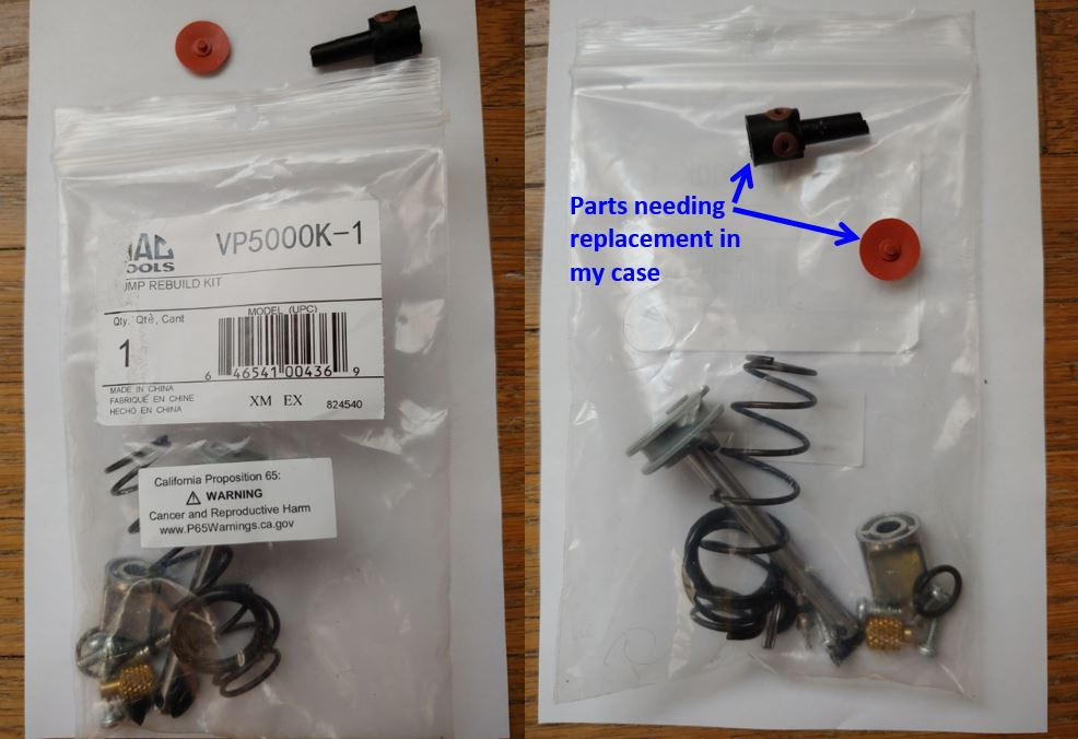 Mityvac Maintenance kit incl. Components to Perform Routine Maintenance on Pump MV8510 customer photo 1