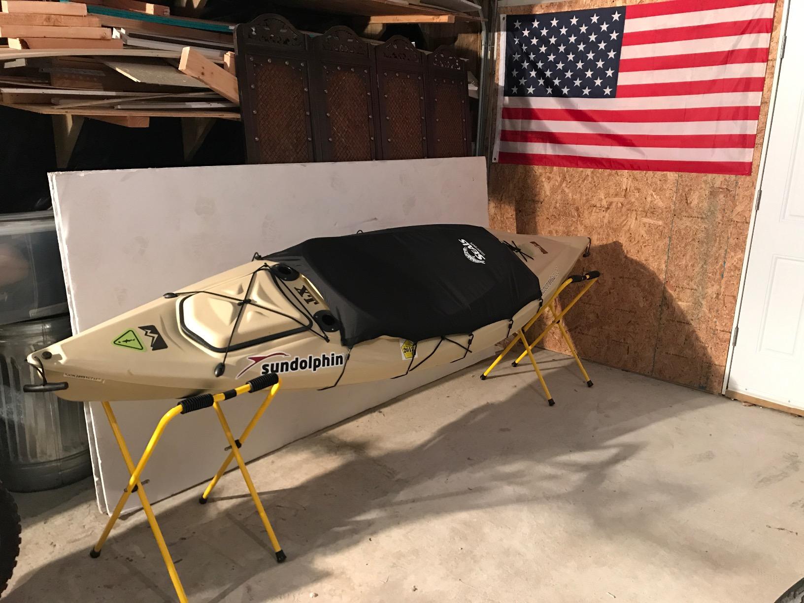 Suspenz Folding Kayak Stand, Portable Stands for Kayaks, Canoes & SUPs - 150 lb Capacity - Size Large 22-1819 customer photo 1