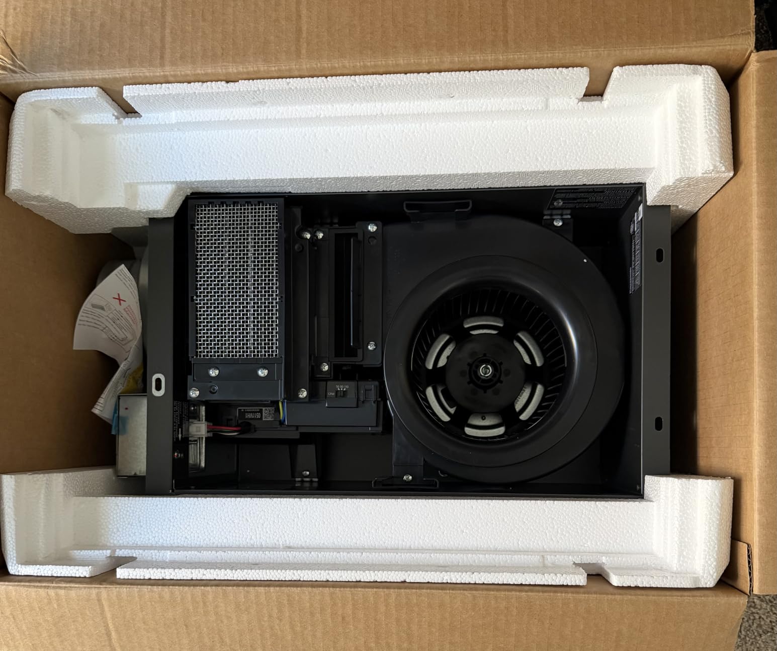 FV-0511VH1 WhisperWarm Bath Fan + Heater, 50-80-110 CFM, Energy Star Certified, Customizable Airflow customer photo 2