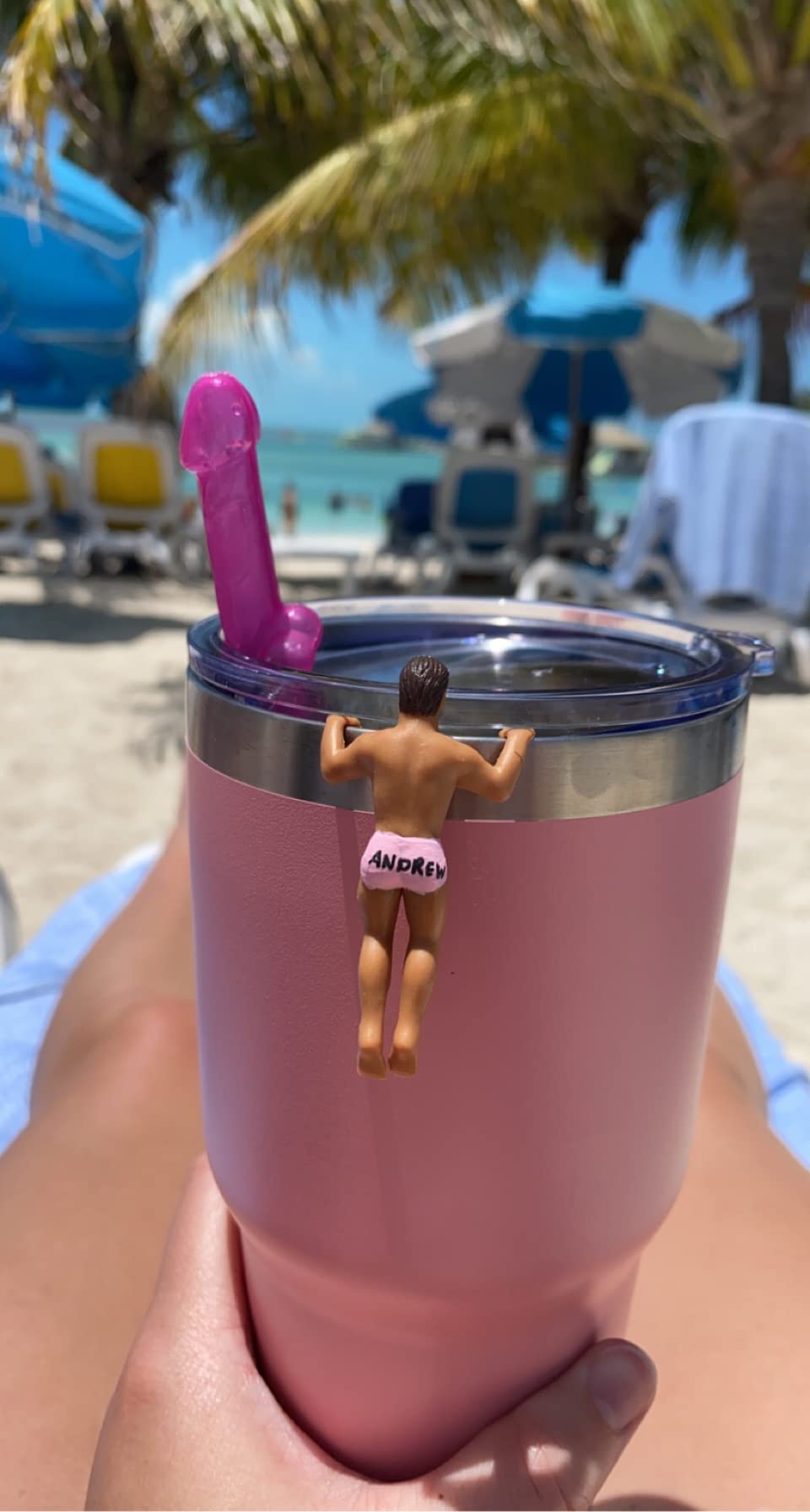 Drinking Buddies Classic Themed Reuseable Glass Drink Markers, 6 customer photo 2