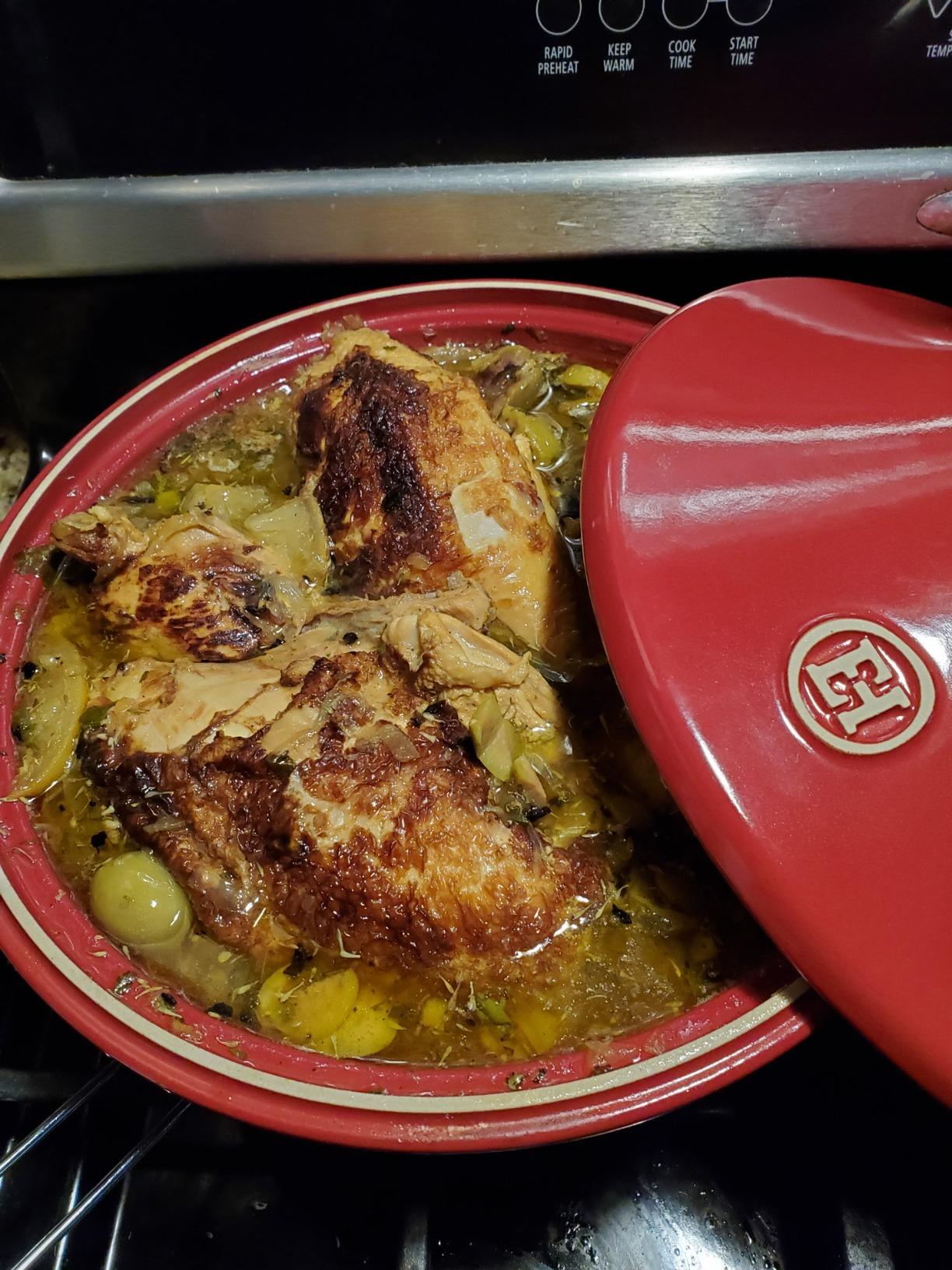 Emile Henry Made In France Flame Tagine, 3.7 quart, Burgundy customer photo 1