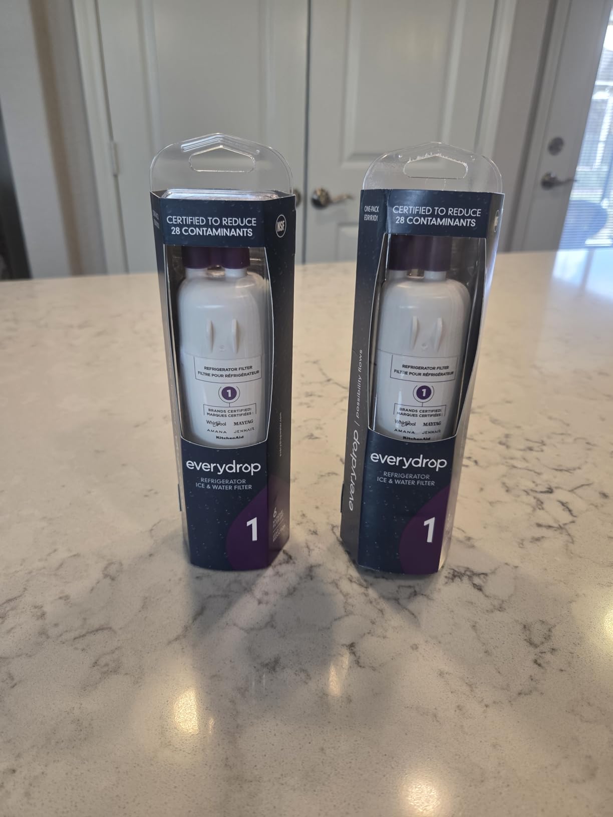 everydrop by Whirlpool Ice and Water Refrigerator Filter 1, EDR1RXD1, Single-Pack customer photo 2