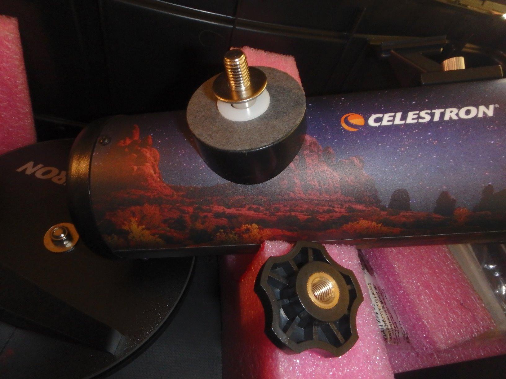Celestron NPF FirstScope 76 Tabletop Dobsonian Telescope for Beginners | 76mm Newtonian Reflector, Tabletop Dobsonian Mount, Moon & Planet Viewing, Compact Desktop Design, Grab-and-Go Astronomy customer photo 2