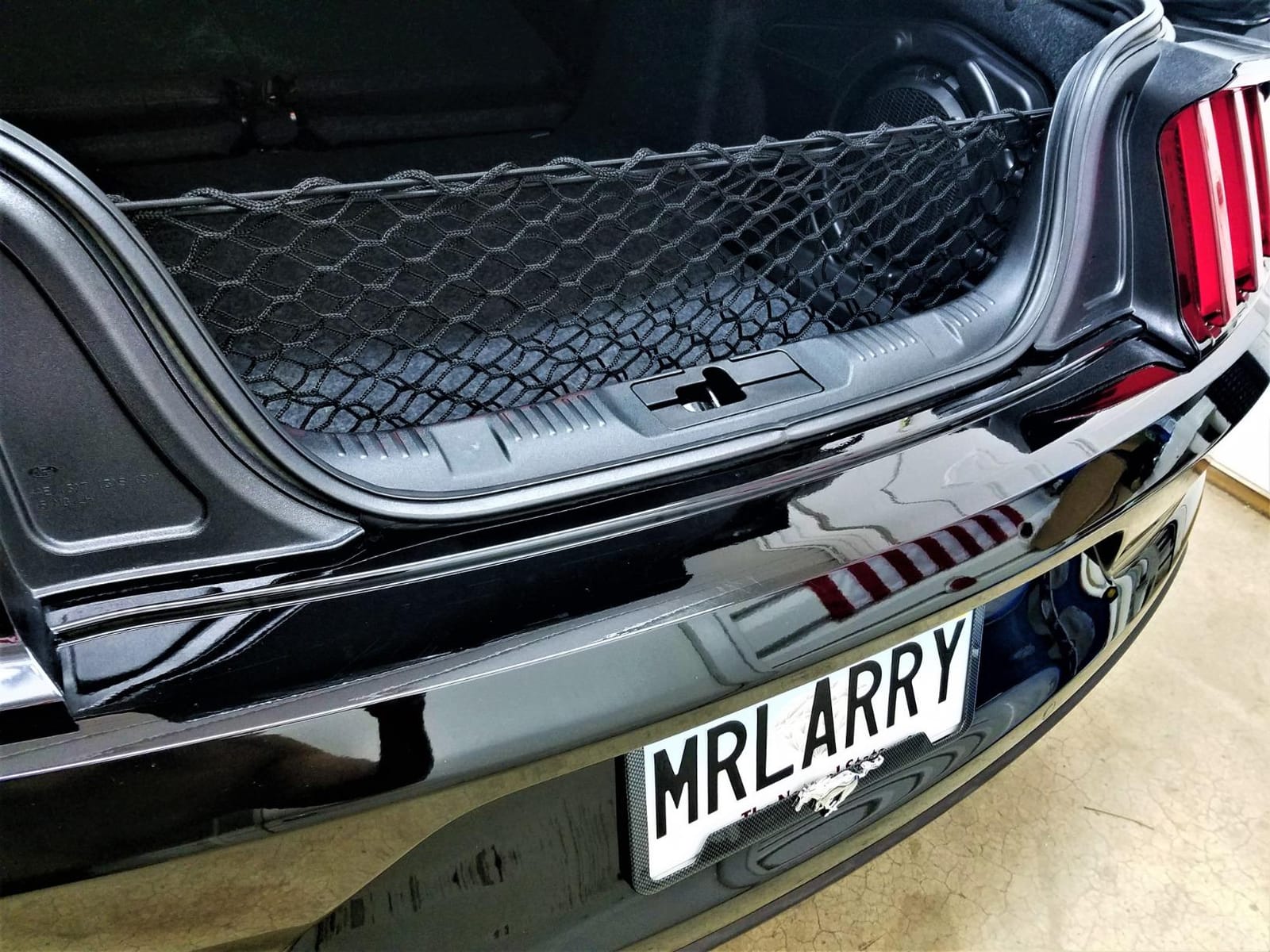 Envelope Style Automotive Elastic Trunk Cargo Net for Ford Mustang 2015-2025 - Premium Trunk Organizer and Storage - Luggage Net for Coupe customer photo 2