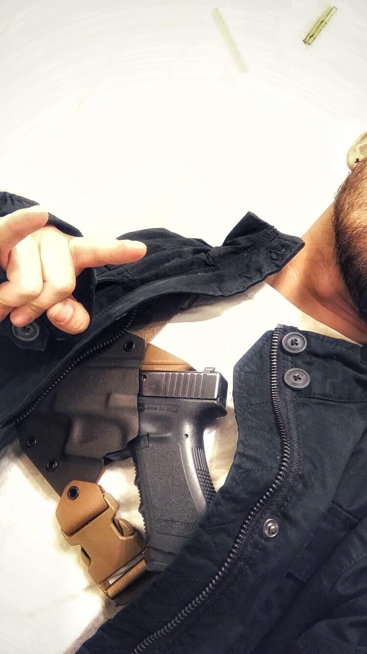 Kenai Chest Holster for a Glock - MAS Grey/Coyote customer photo 2
