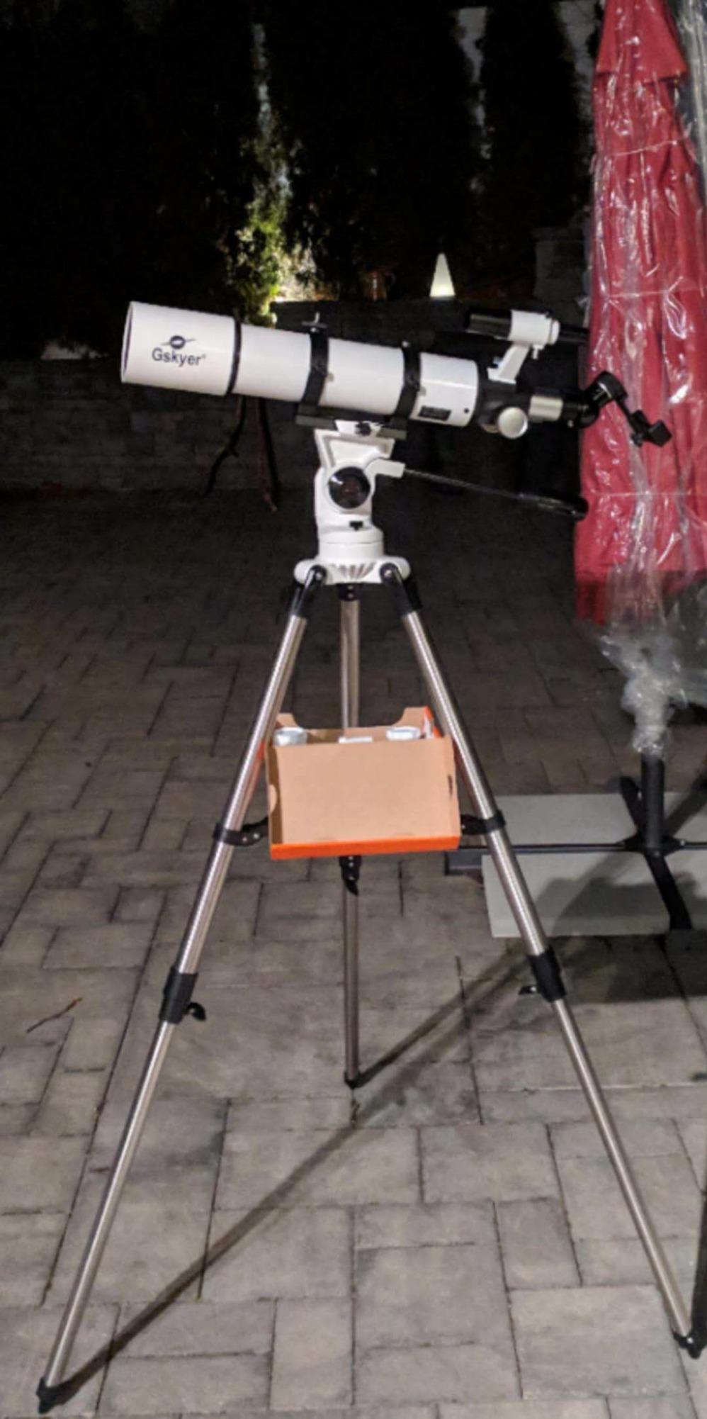Gskyer Telescope 600x90mm AZ Astronomical Refractor Telescope for Adults Astronomy, German Technology Scope customer photo 1