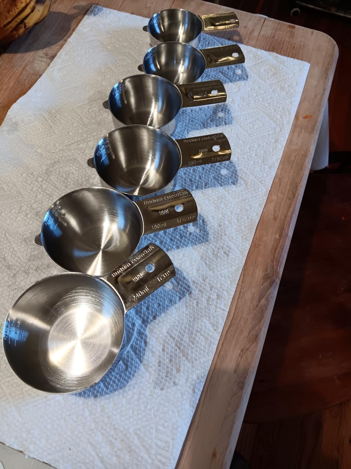 Hudson Essentials Stainless Steel Measuring Cups Set (6 Piece Set) customer photo 1