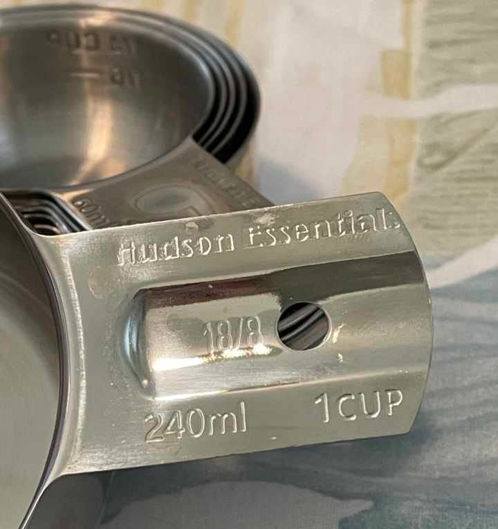 Hudson Essentials Stainless Steel Measuring Cups Set (6 Piece Set) customer photo 2