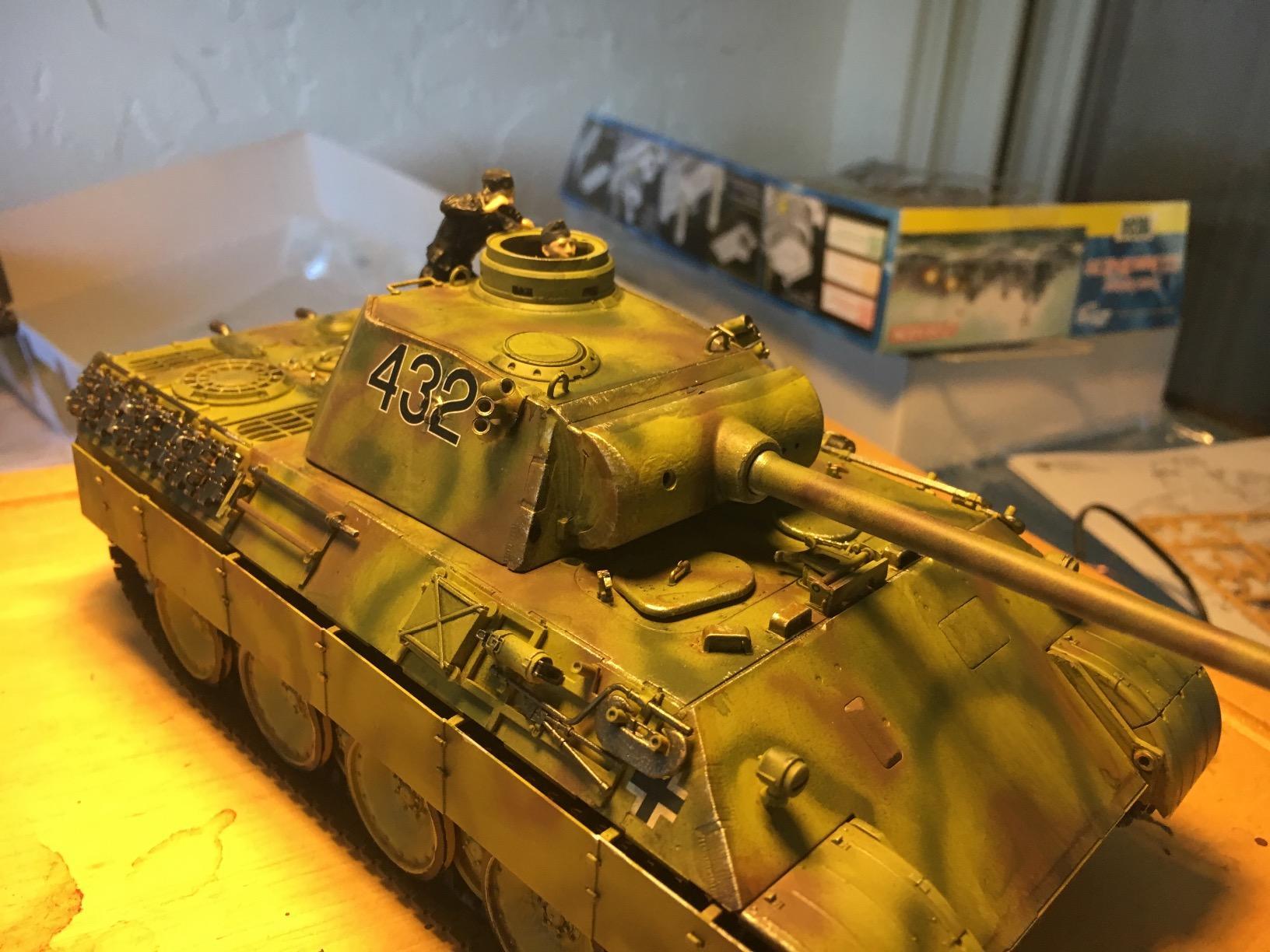 Tamiya Models Pz.Kpfw Panther Ausf. D Military Vehicle Building Kit (Sd.Kfz.171) customer photo 2