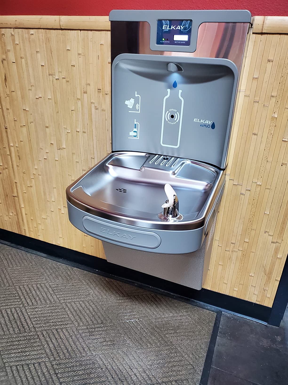Elkay LZS8WSSP ezH2O Enhanced Filtered Bottle Filling Station w/ Fountain customer photo 2