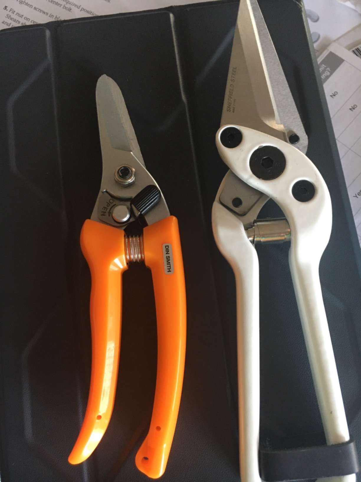 Premier 1 ExoTrim Serrated Hoof Trimmer | Japanese high carbon steel blades. Rounded tips safe for cleaning hooves. Also removes ear tags. Ultra-smooth cutting stroke. customer photo 1