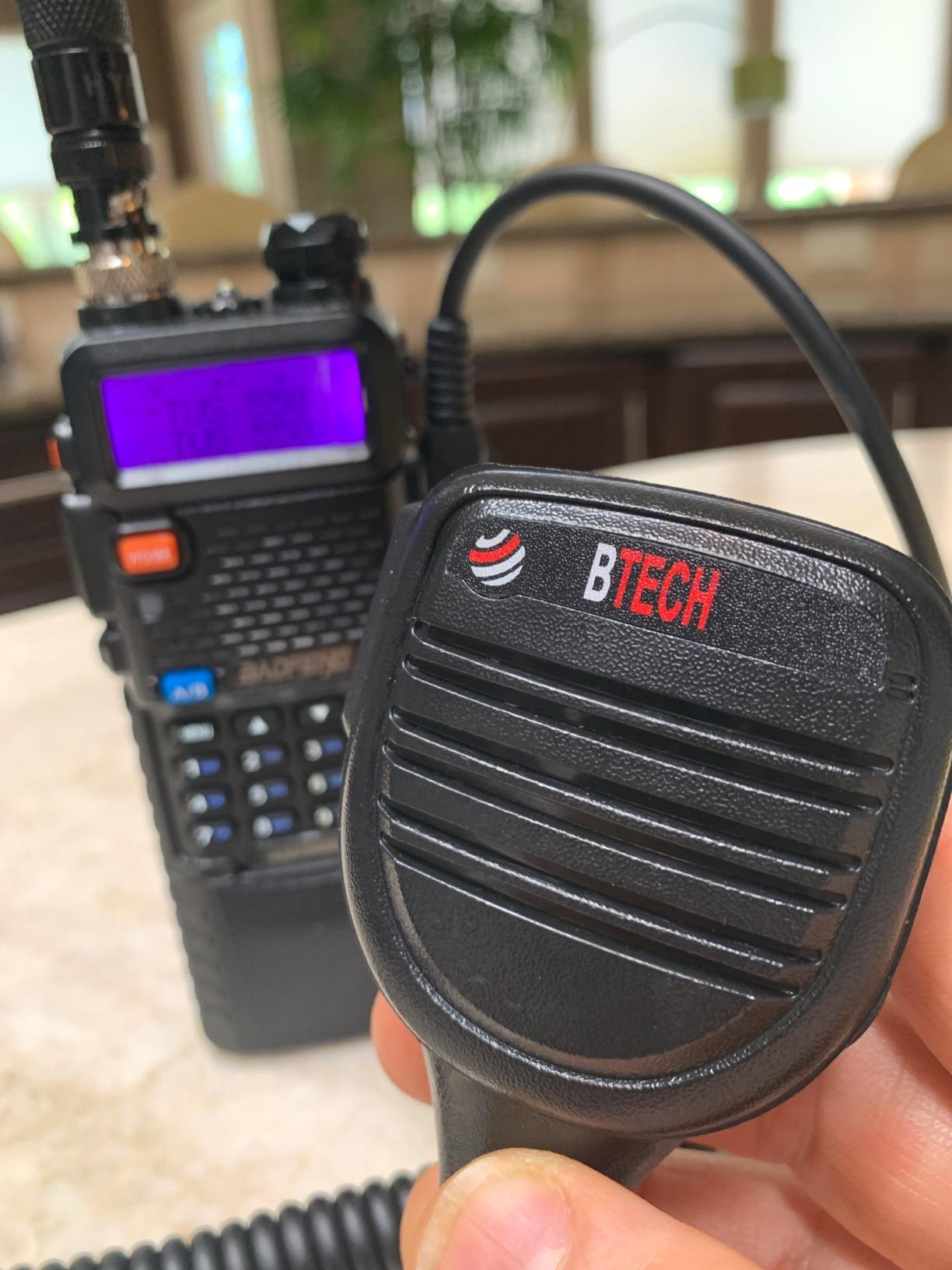 BTECH QHM22 Weatherproof Heavy Duty IP54 Speaker Mic, Premium Commercial Grade Shoulder Mic for BAOFENG (UV-5R BF-F8HP), pxton, Retevis, Kenwood K1 Radios customer photo 2