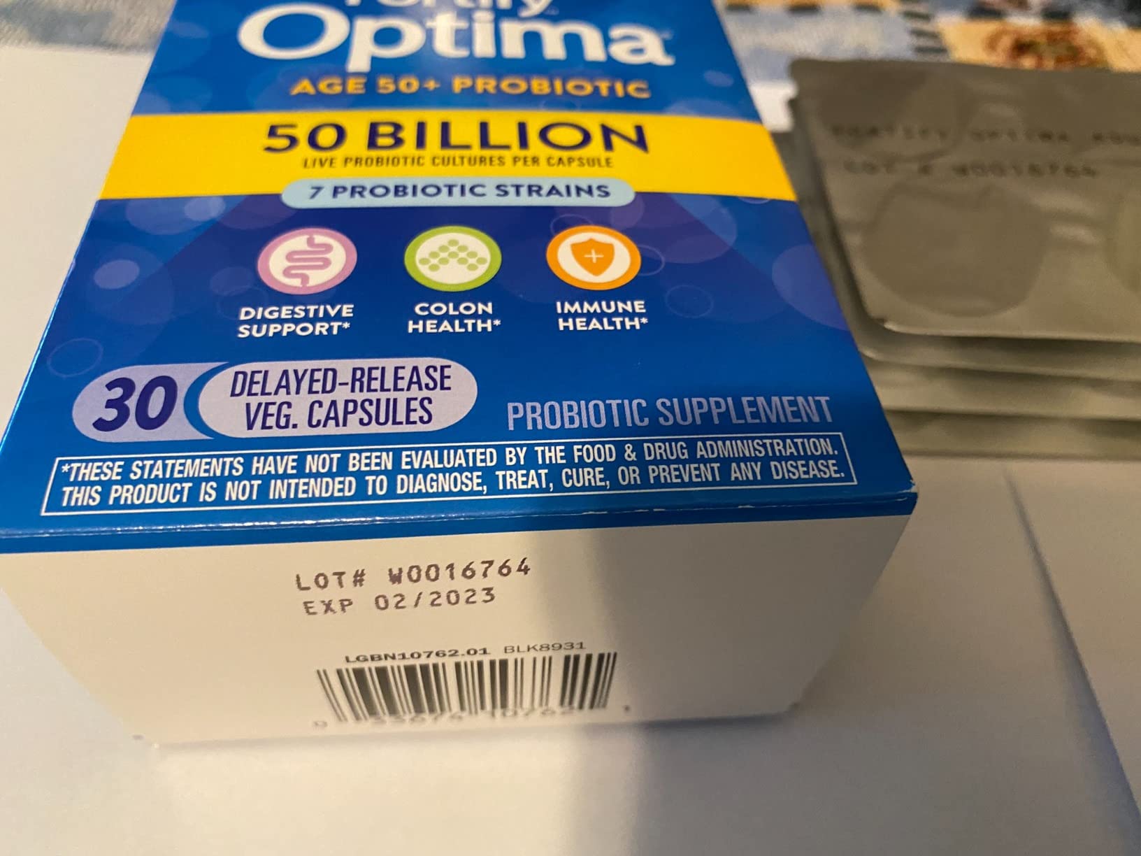 Nature's Way Fortify Optima Adult 50+ 50 Billion Probiotic, 30 ct customer photo 1