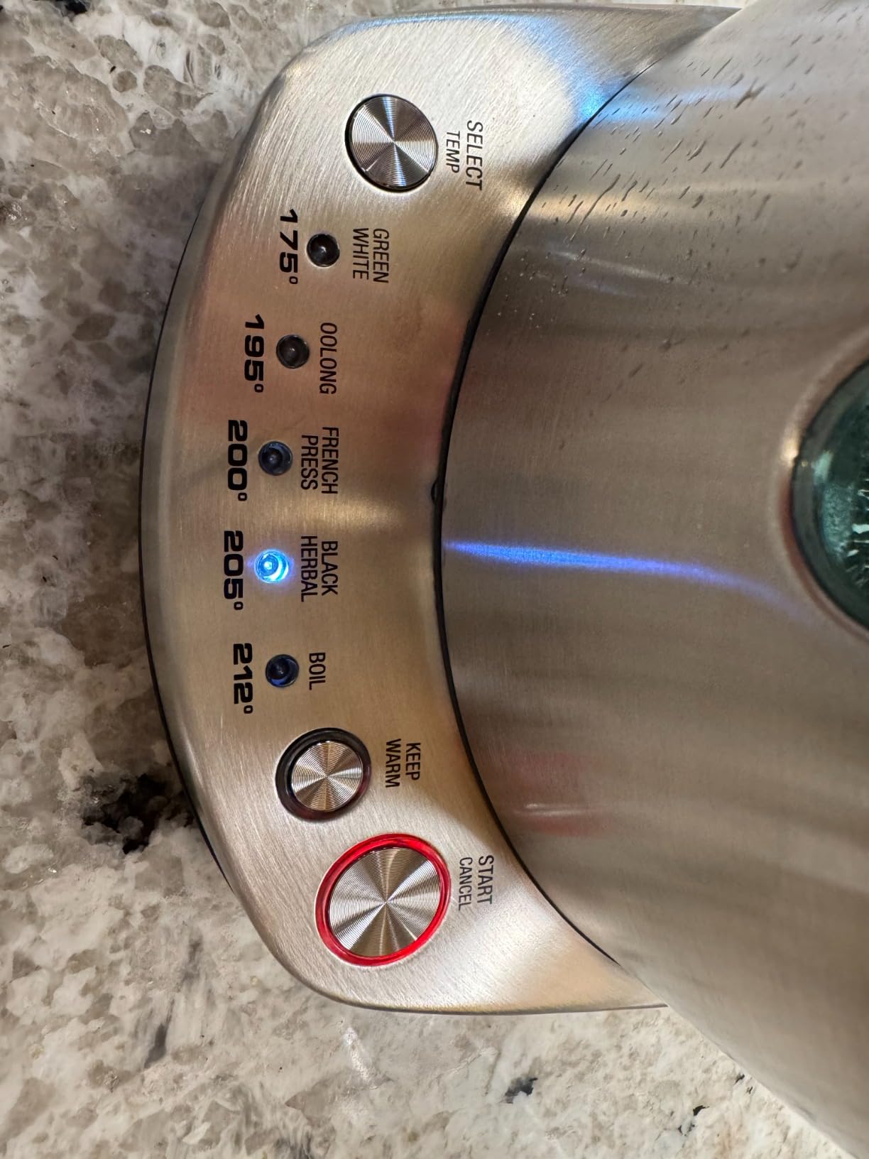 Breville BKE720BSS Temp Select Hot Water Kettle, Brushed Stainless Steel - Variable temperature control, 7 cup capacity customer photo 2